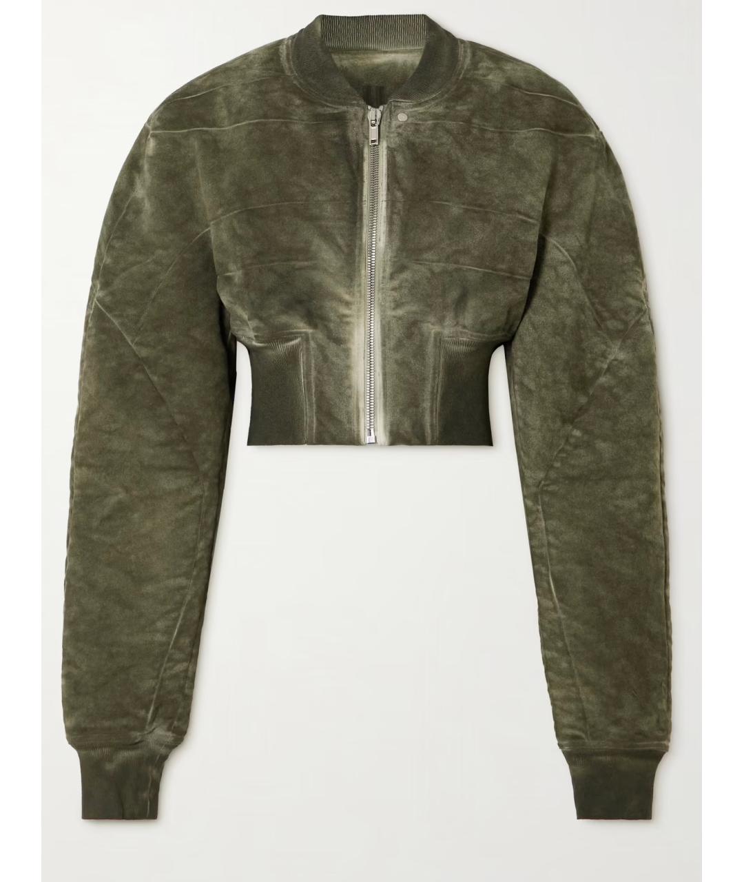RICK OWENS Зеленая куртка, фото 5