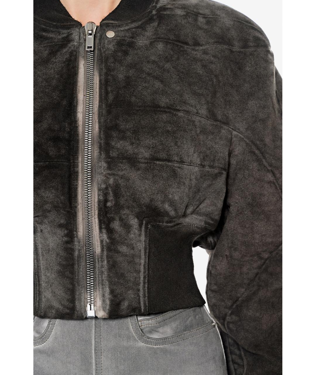 RICK OWENS Серая куртка, фото 5