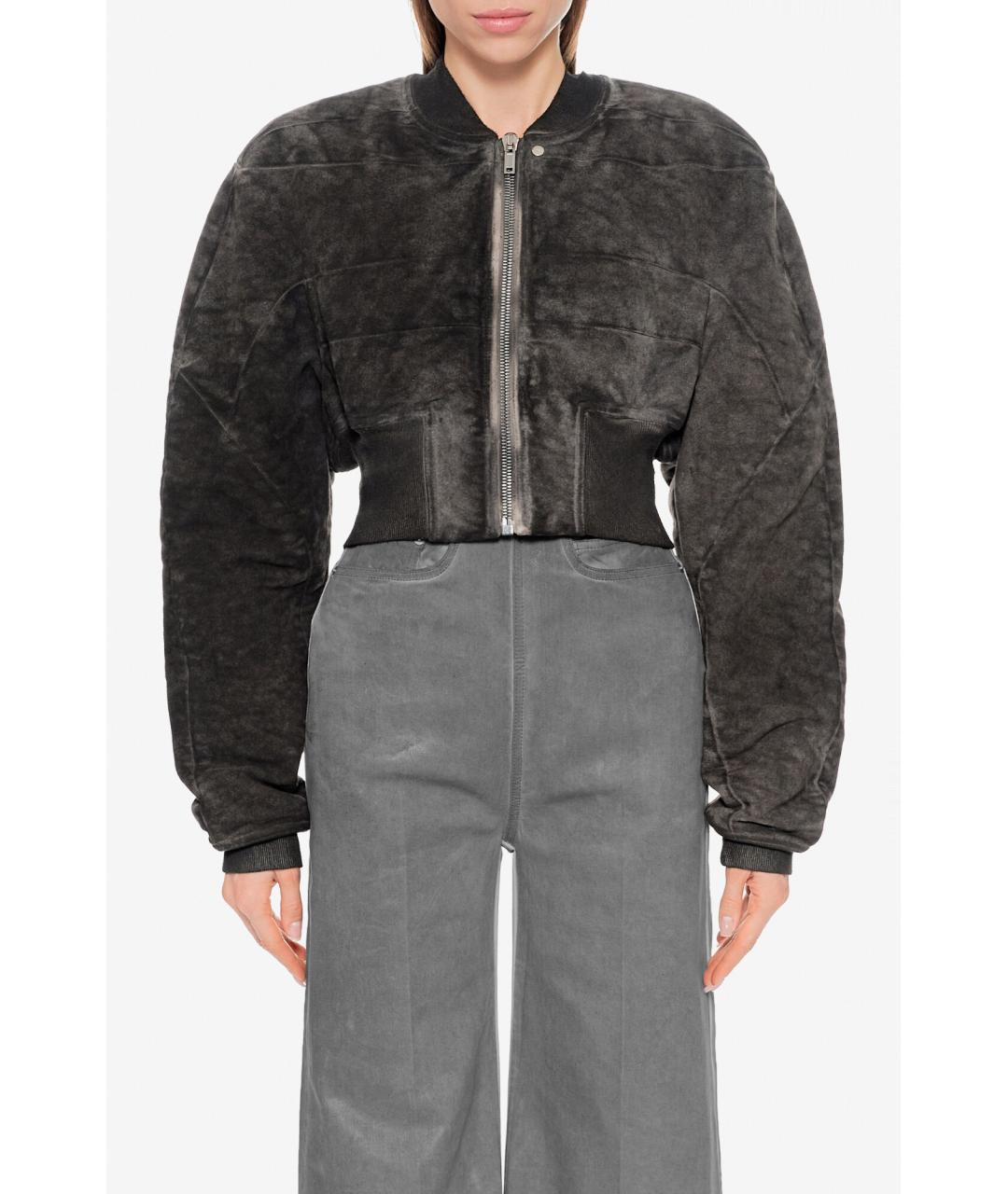 RICK OWENS Серая куртка, фото 2