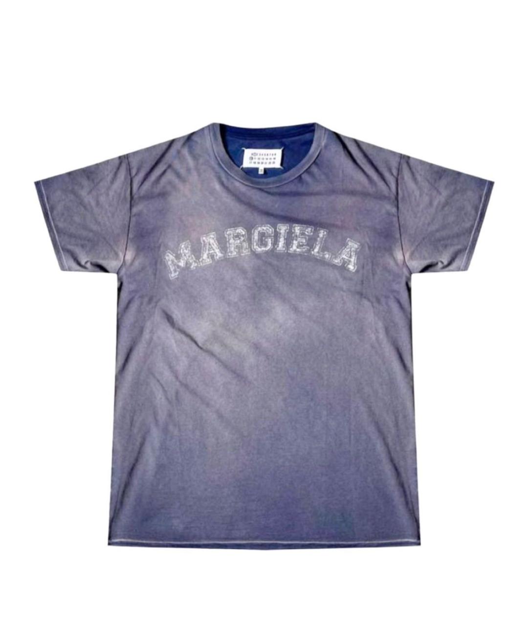 MAISON MARGIELA Фиолетовая хлопковая футболка, фото 7