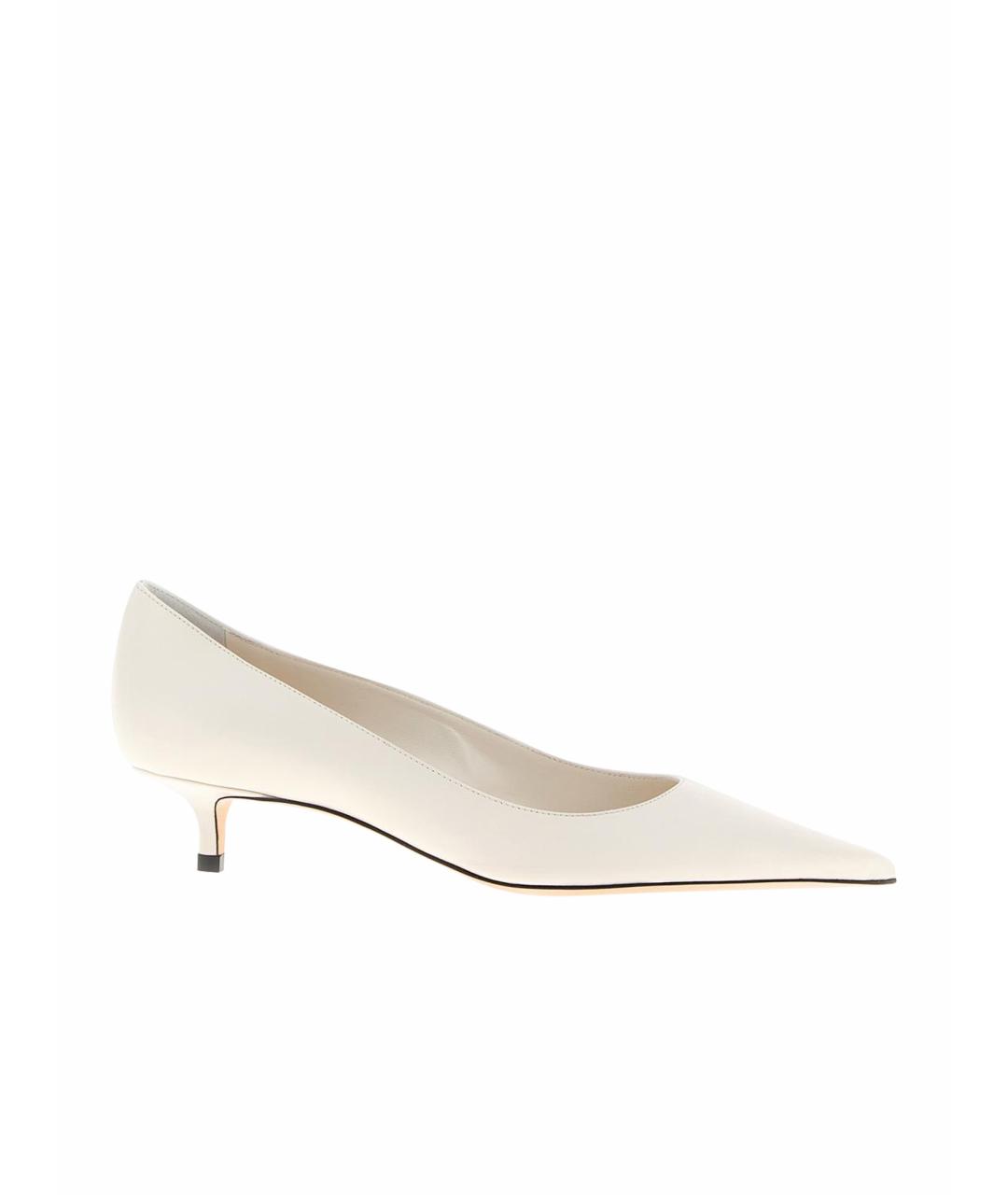 JIMMY CHOO Белые кожаные туфли, фото 1