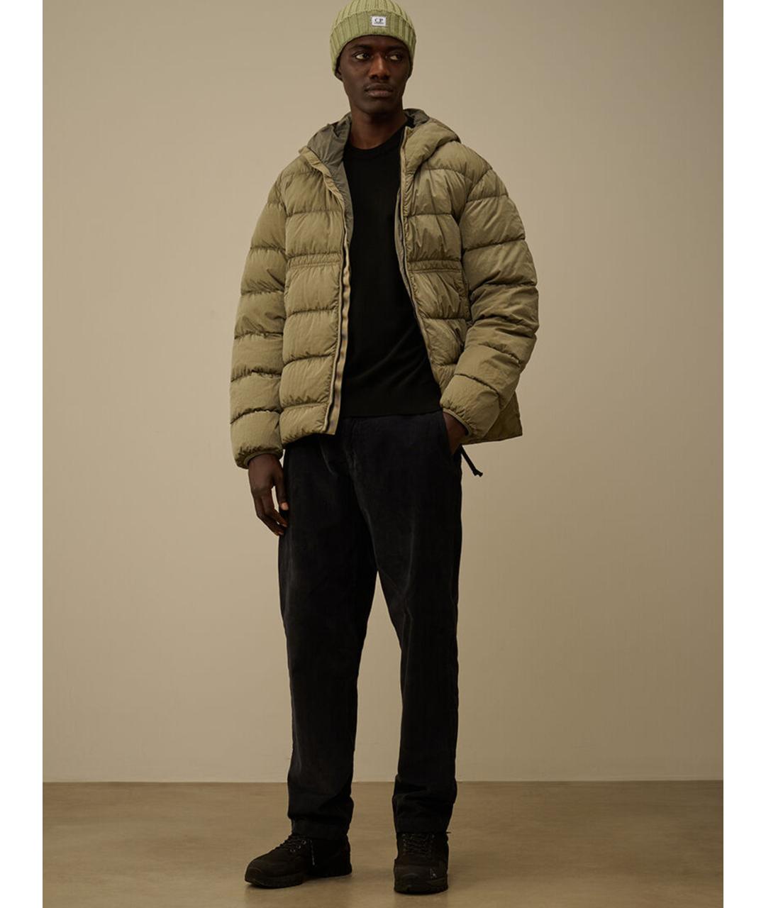 CP COMPANY Зеленые полиамидовое пальто, фото 2