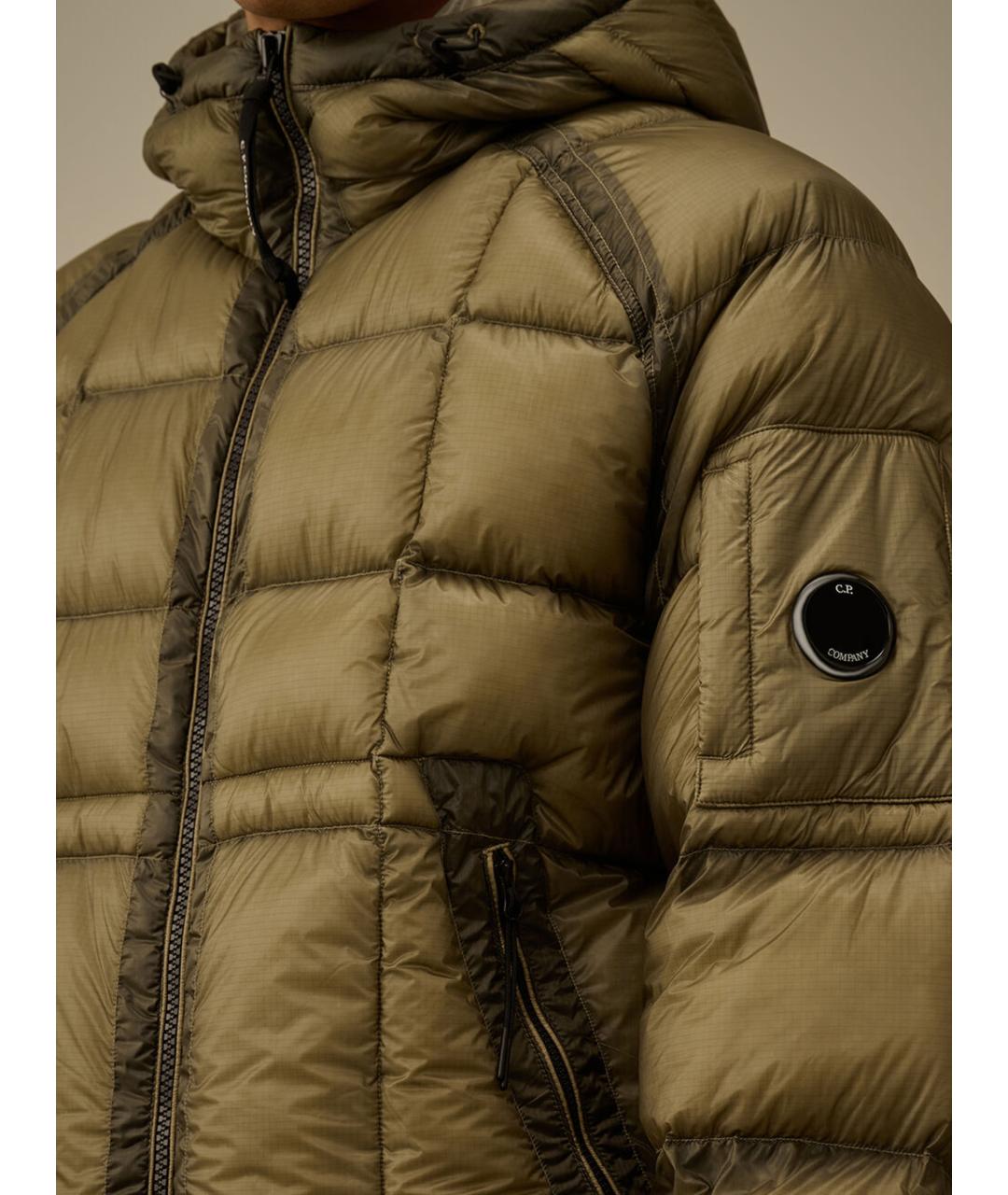CP COMPANY Зеленые полиамидовое пальто, фото 5