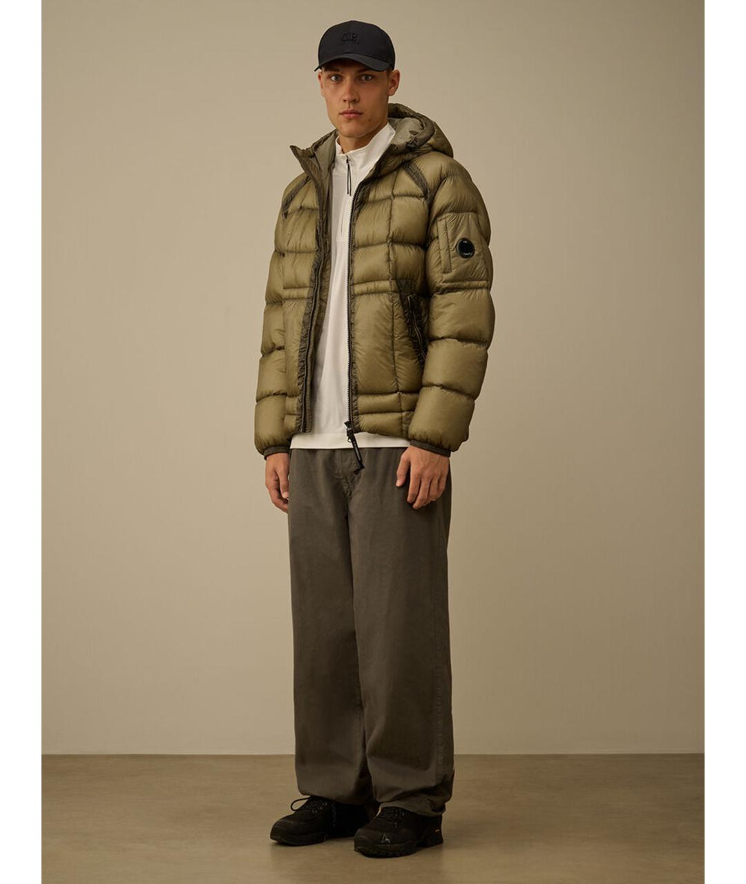 CP COMPANY Зеленые полиамидовое пальто, фото 8