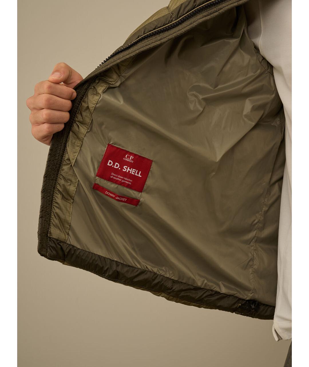 CP COMPANY Зеленые полиамидовое пальто, фото 7