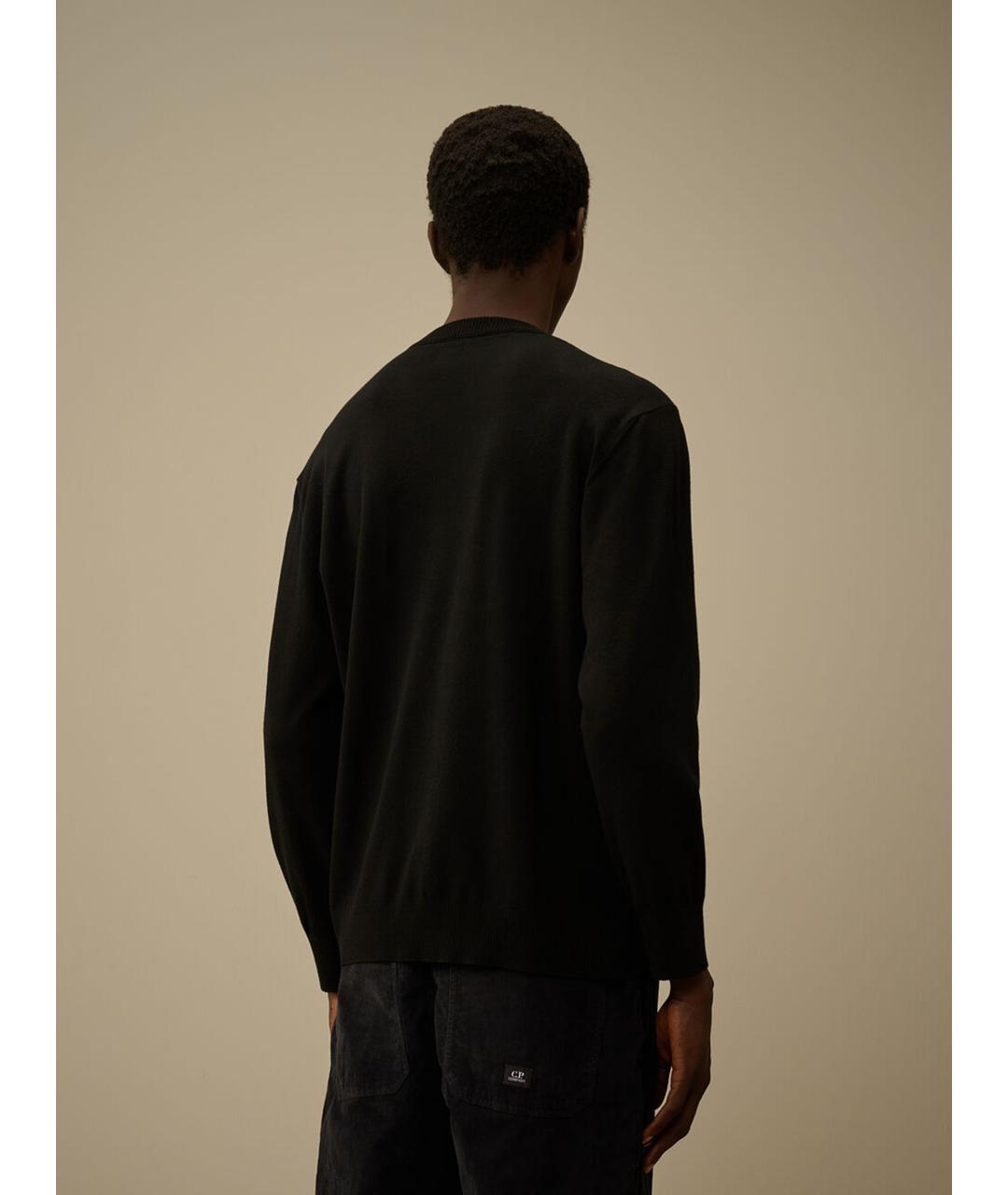 CP COMPANY Черный шерстяной джемпер / свитер, фото 3