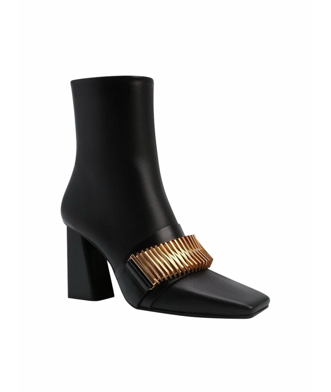 PROENZA SCHOULER Черные кожаные ботильоны, фото 1