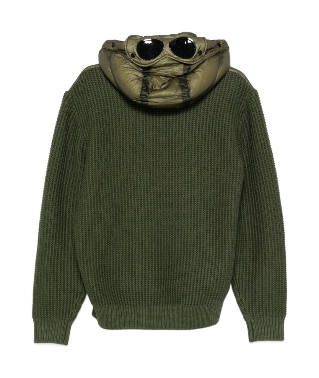 CP COMPANY Зеленая шерстяная куртка, фото 2