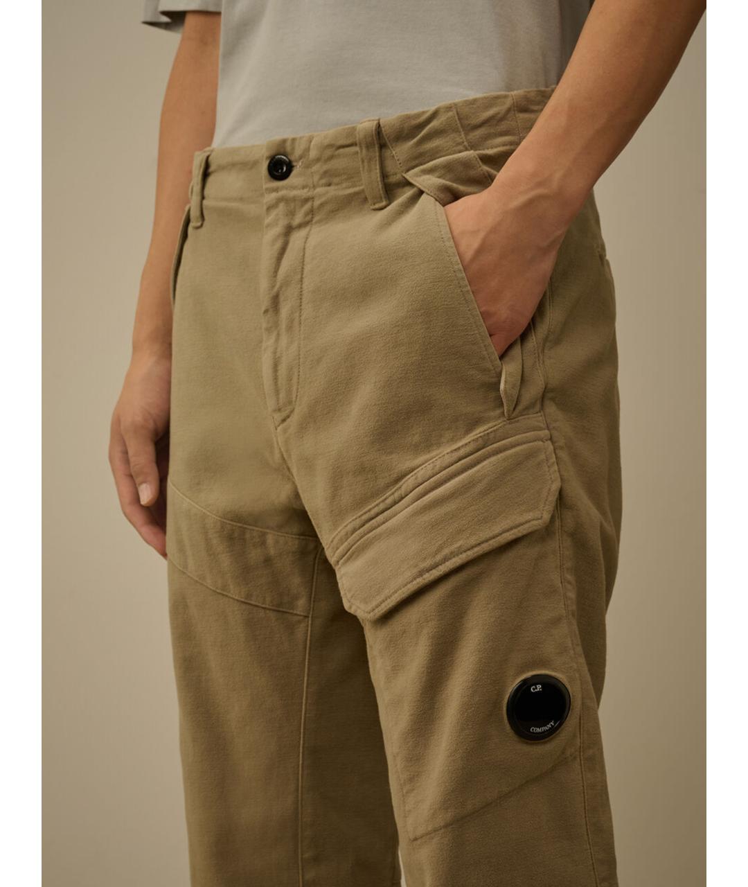 CP COMPANY Хаки хлопковые повседневные брюки, фото 3