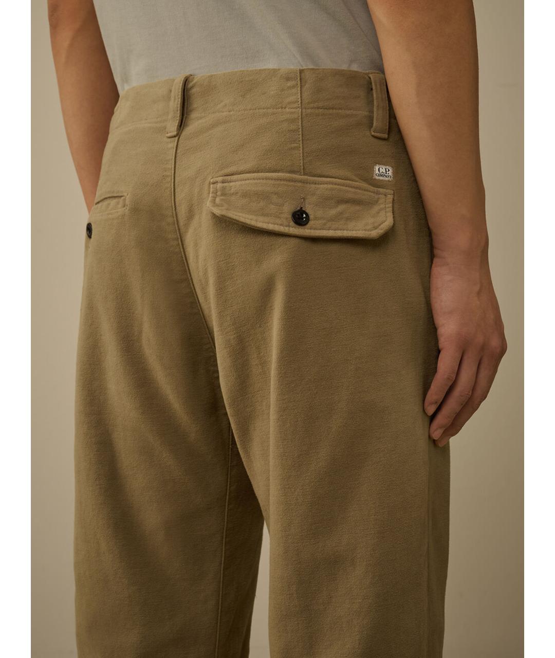 CP COMPANY Хаки хлопковые повседневные брюки, фото 4