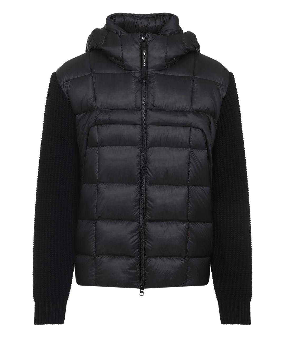CP COMPANY Черная шерстяная куртка, фото 1