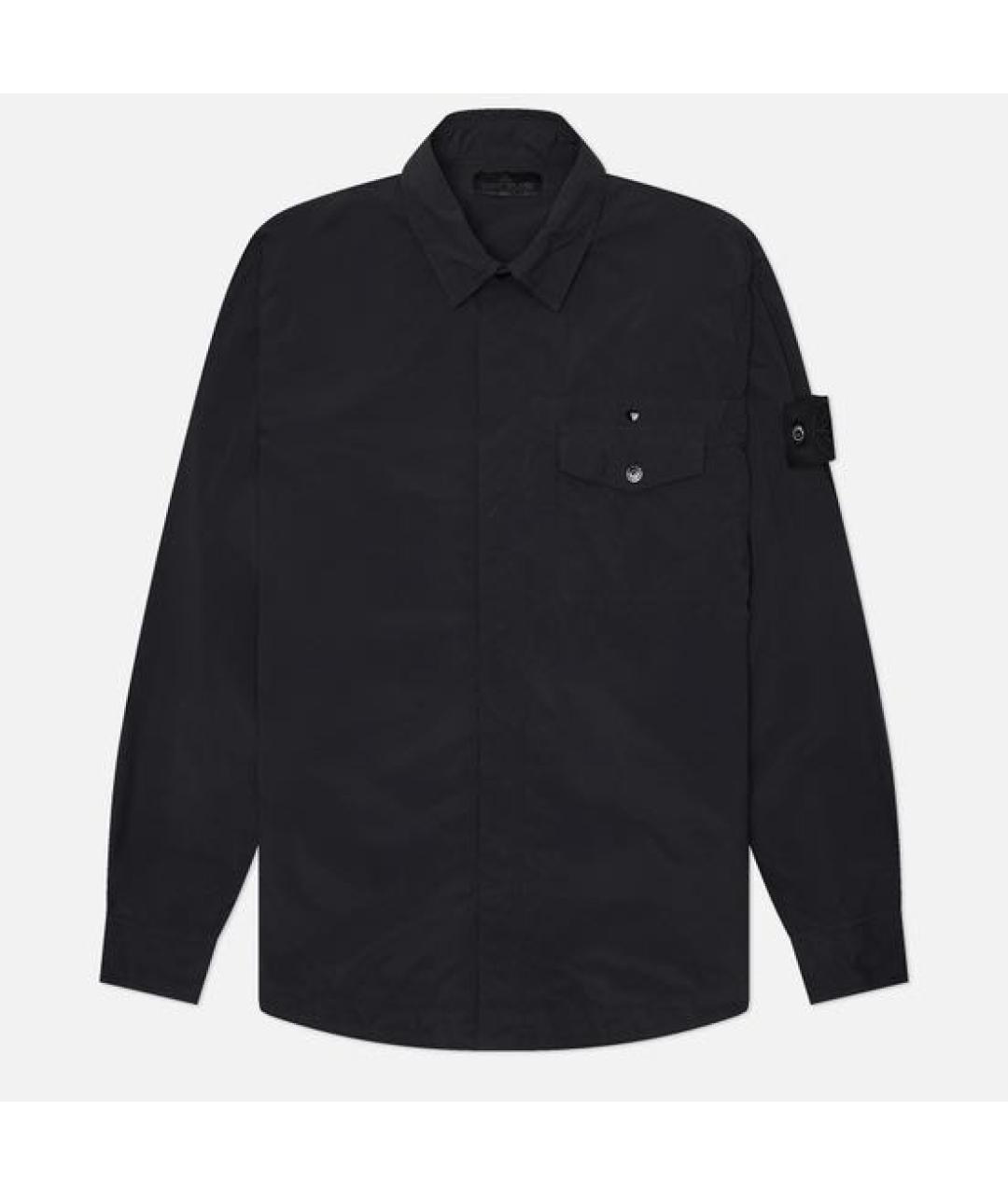 STONE ISLAND Черная полиамидовая куртка, фото 7
