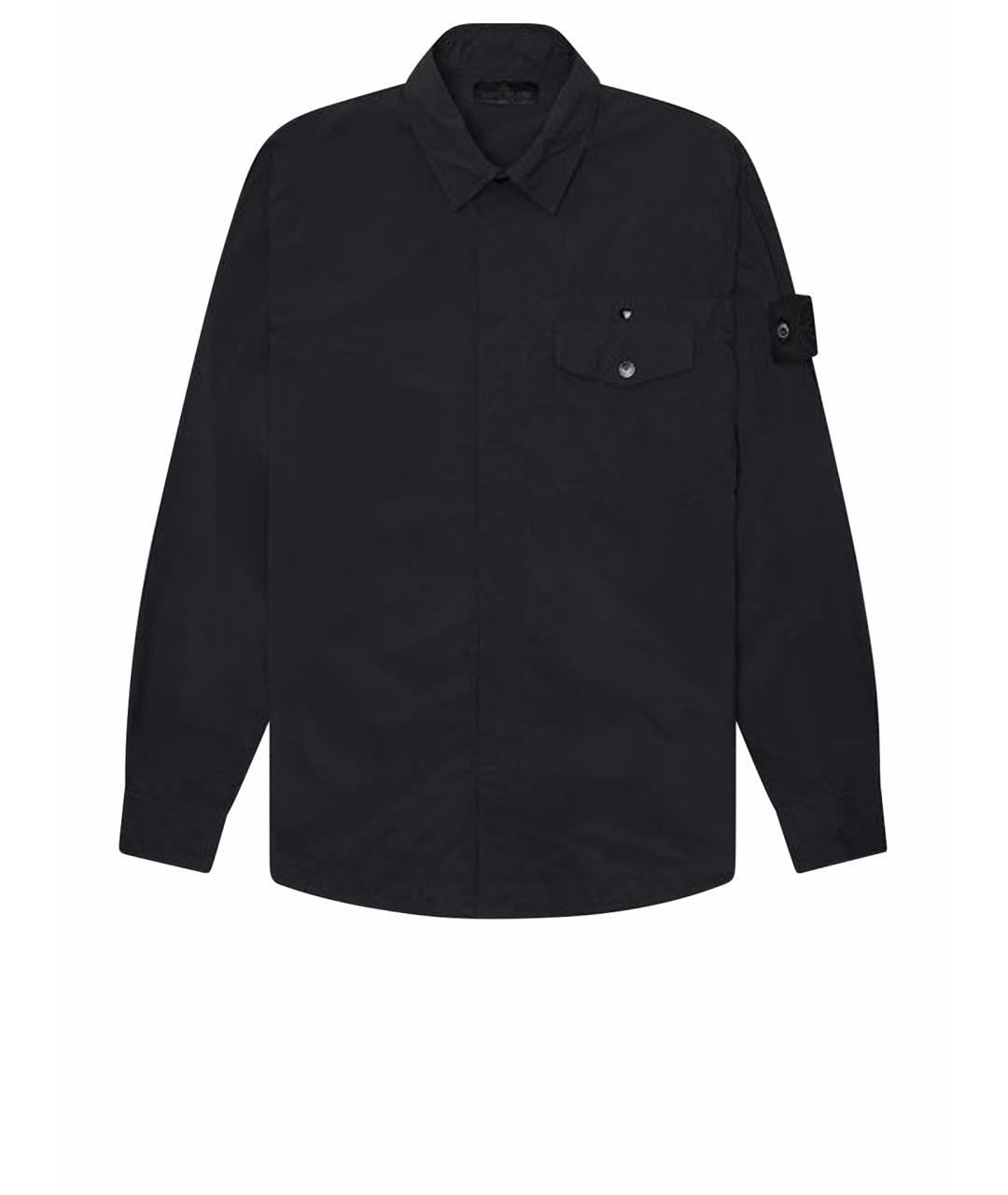 STONE ISLAND Черная полиамидовая куртка, фото 1