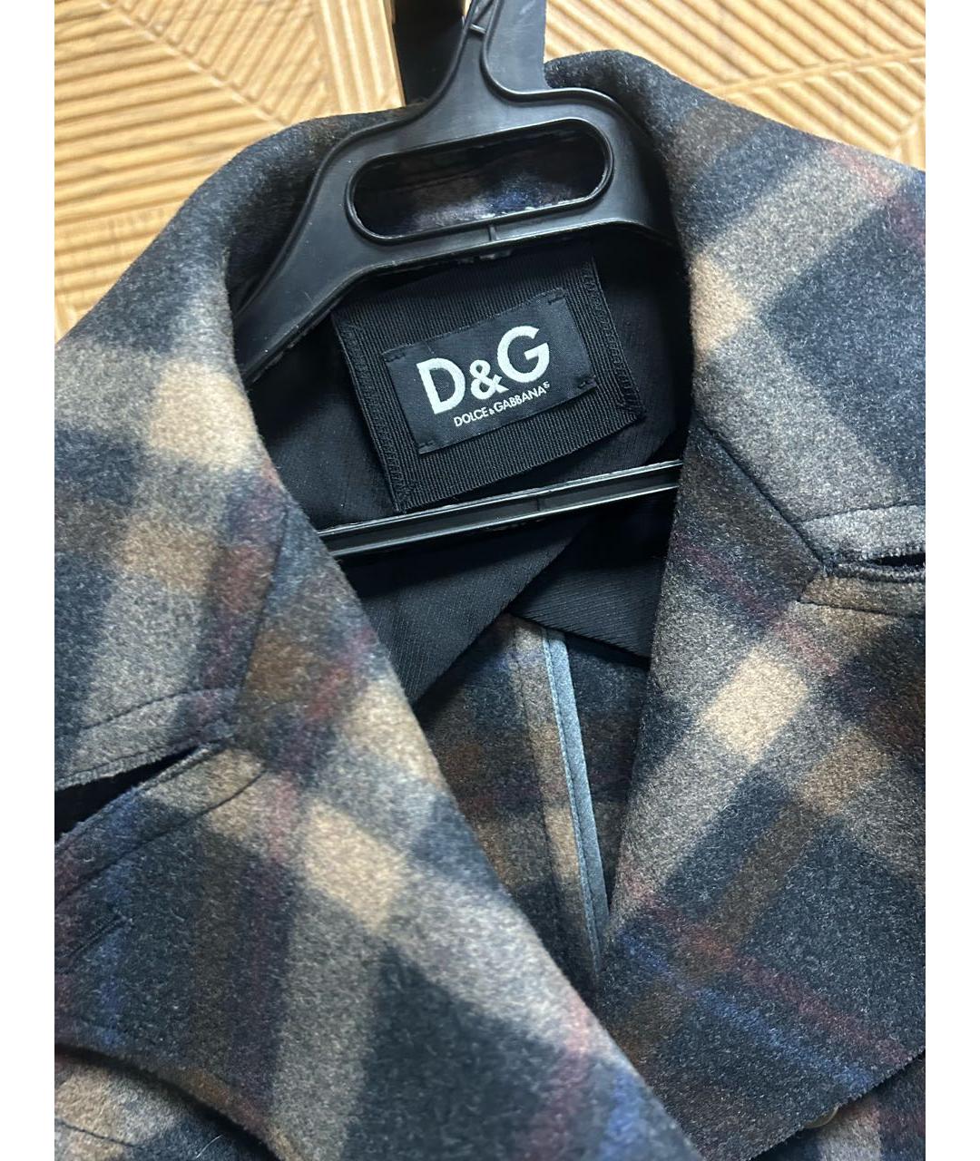 DOLCE&GABBANA Коричневое шерстяное пальто, фото 4