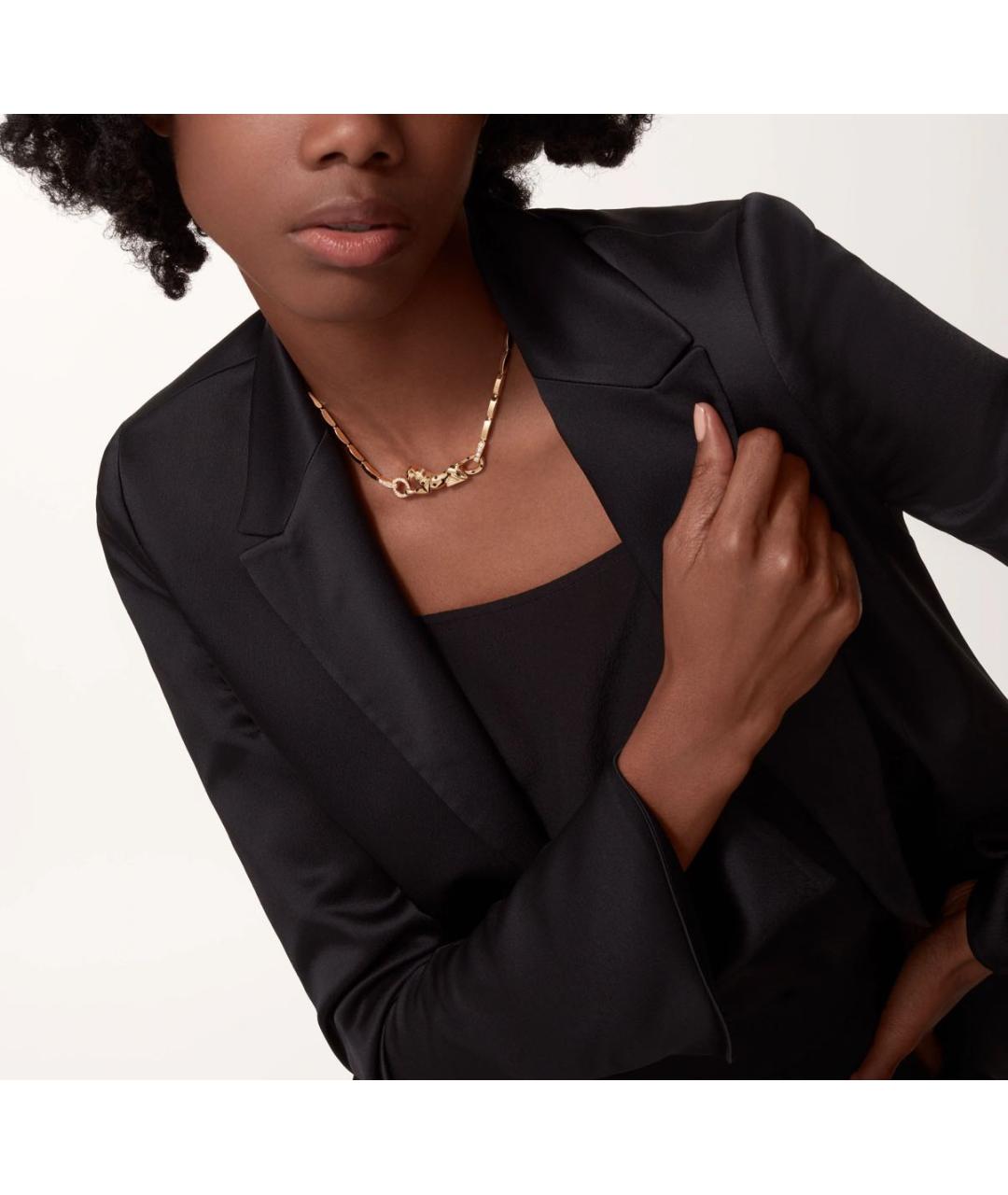 CARTIER Золотое колье из желтого золота, фото 2