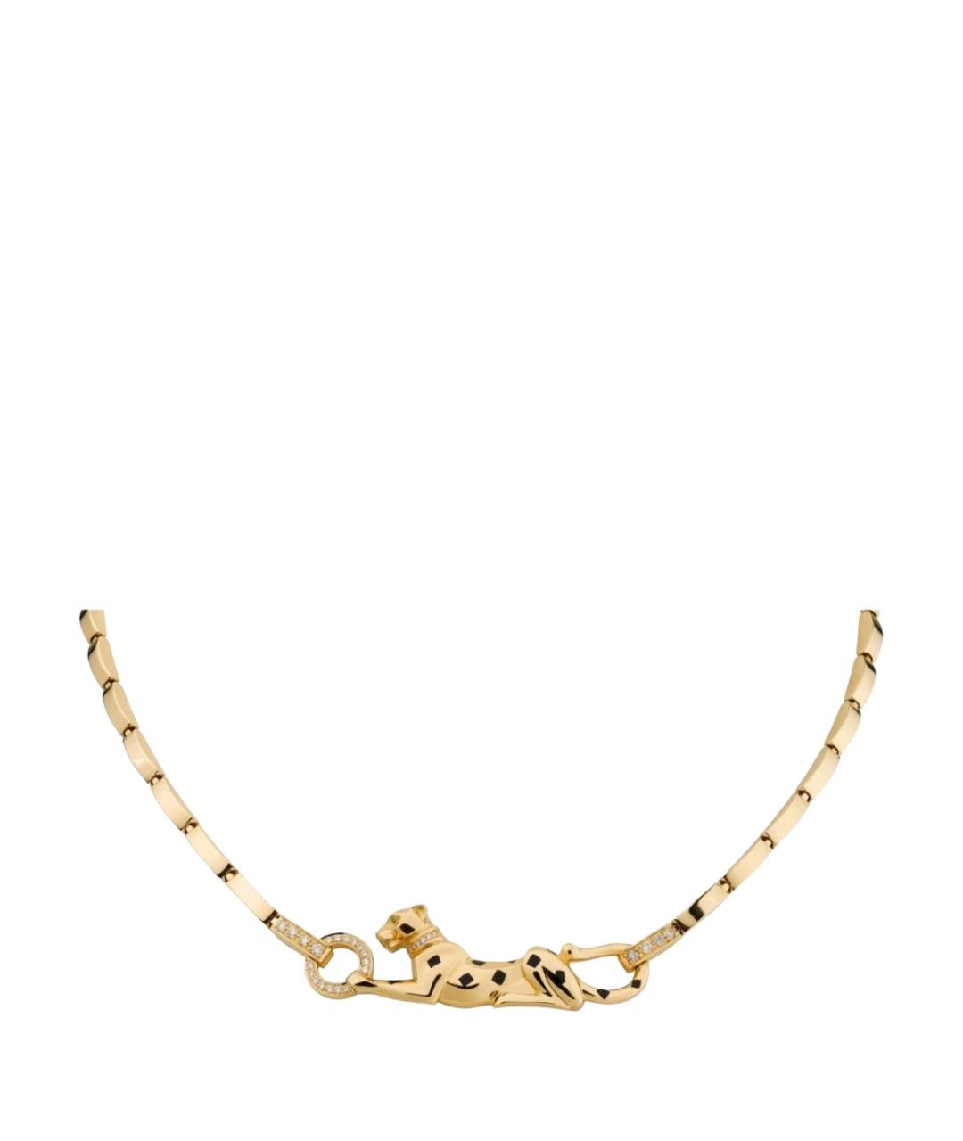 CARTIER Золотое колье из желтого золота, фото 1