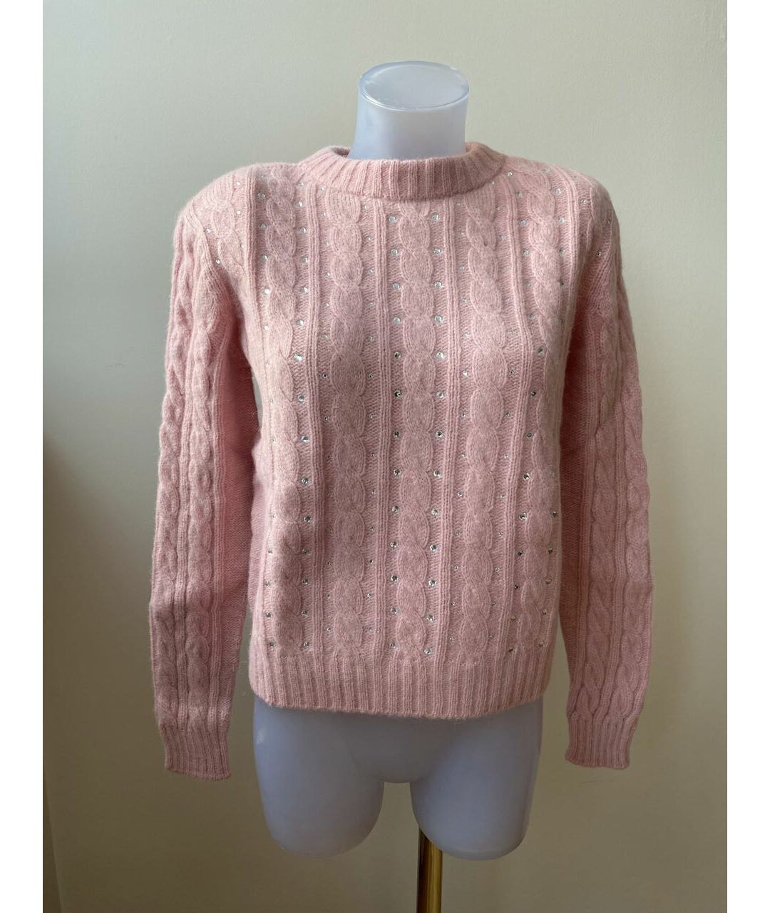 PHILOSOPHY DI LORENZO SERAFINI Розовый полиамидовый джемпер / свитер, фото 6