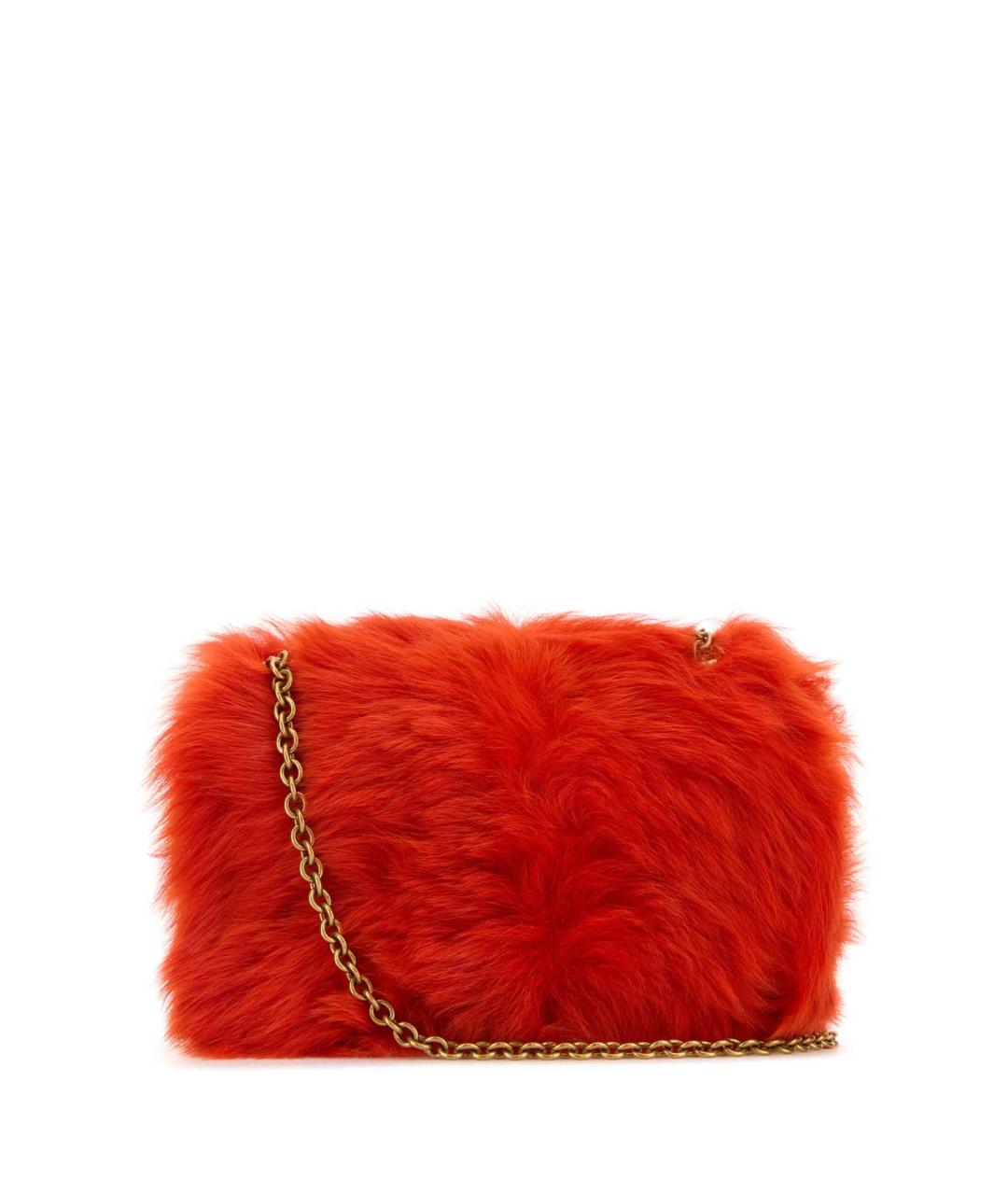 SAINT LAURENT Оранжевая сумка через плечо, фото 3