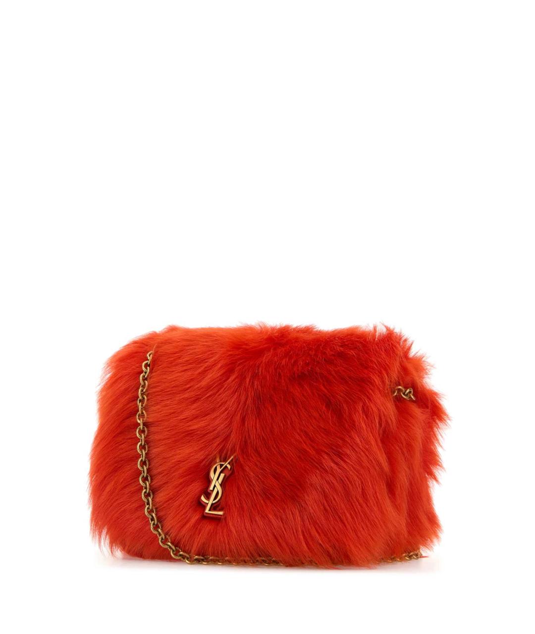 SAINT LAURENT Оранжевая сумка через плечо, фото 2