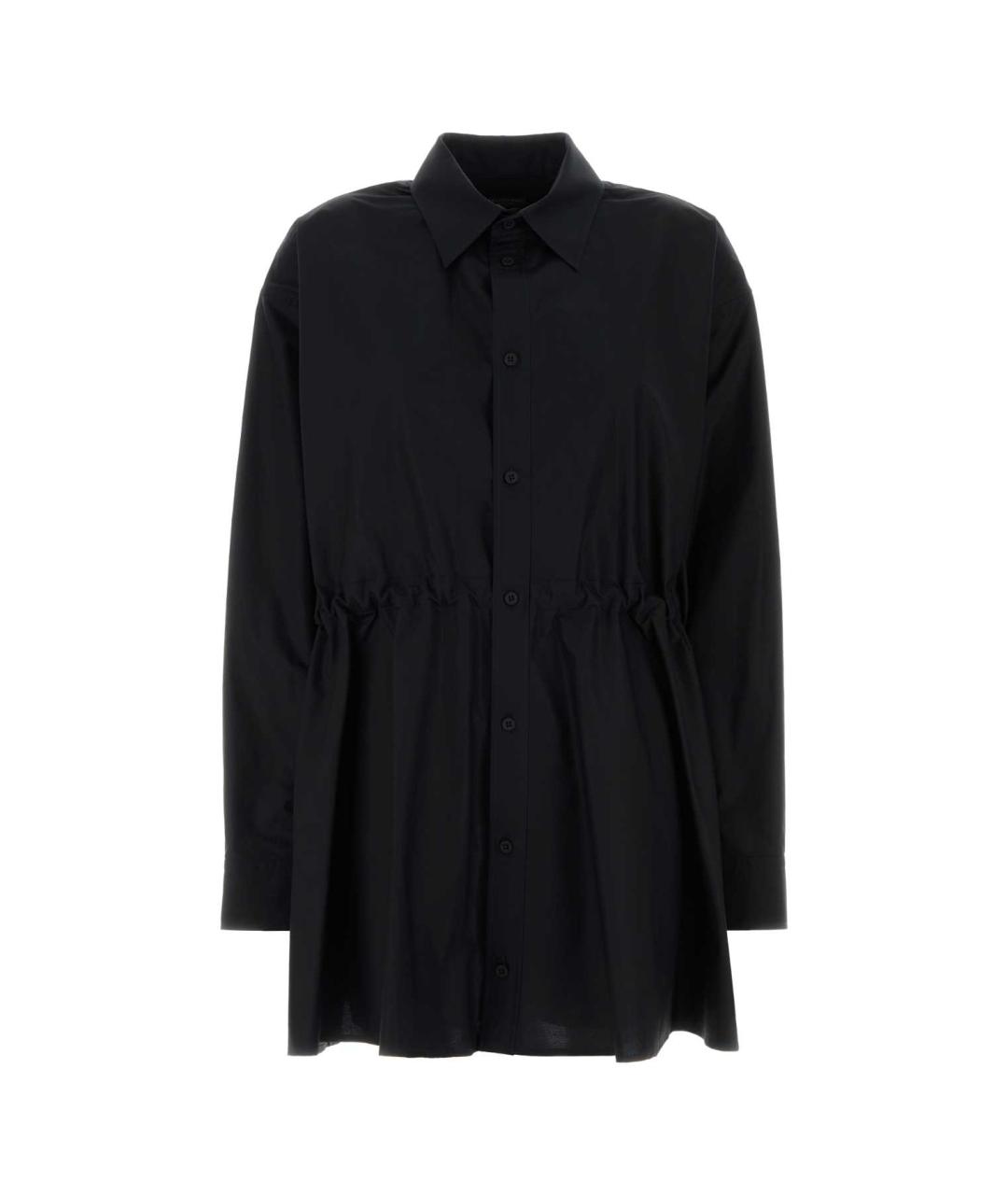 BALENCIAGA Черная хлопковая рубашка, фото 1