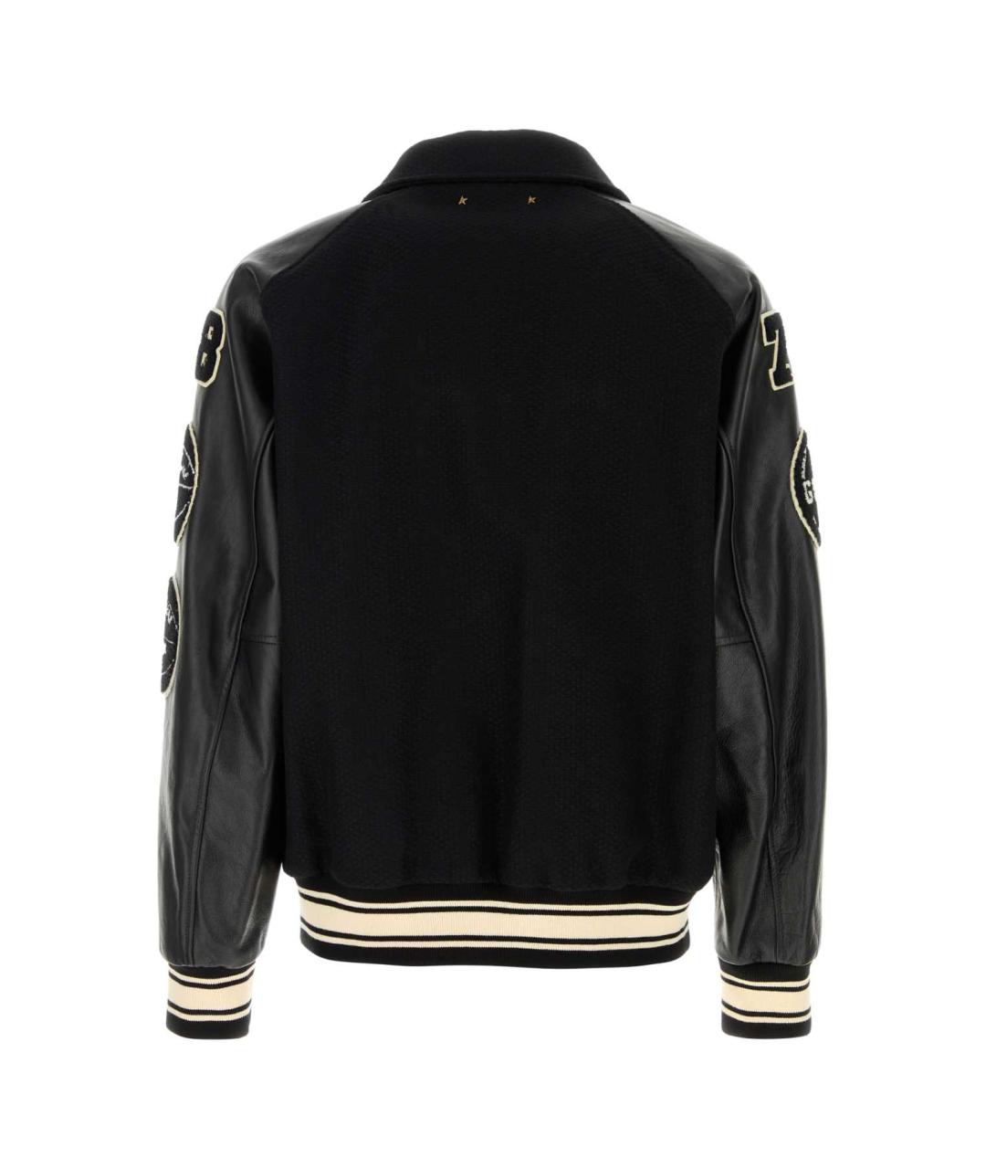 GOLDEN GOOSE DELUXE BRAND Черная хлопковая куртка, фото 2