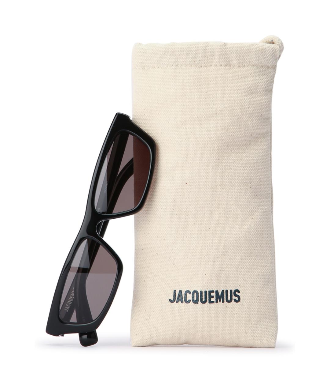 JACQUEMUS Черные солнцезащитные очки, фото 3