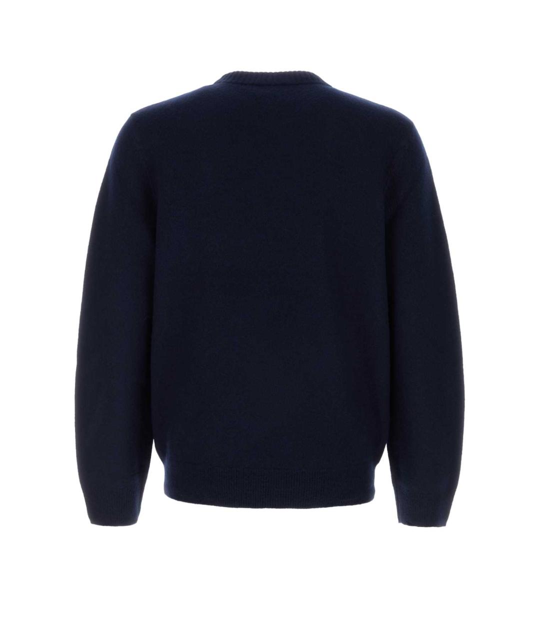 A.P.C. Синий шерстяной джемпер / свитер, фото 2
