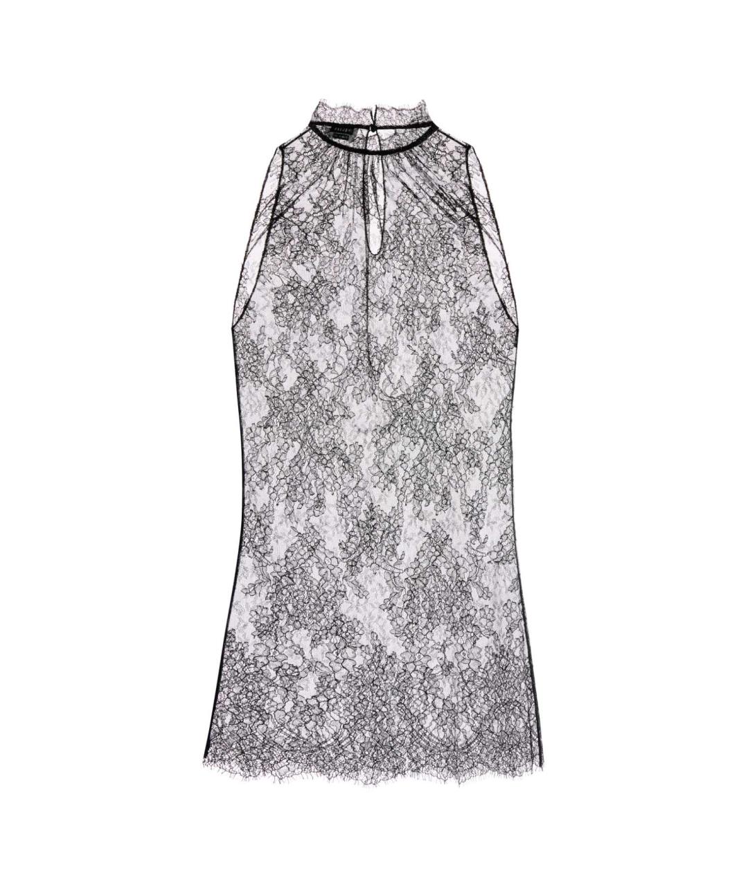 ALEXANDER MCQUEEN Черная полиамидовая майка, фото 2