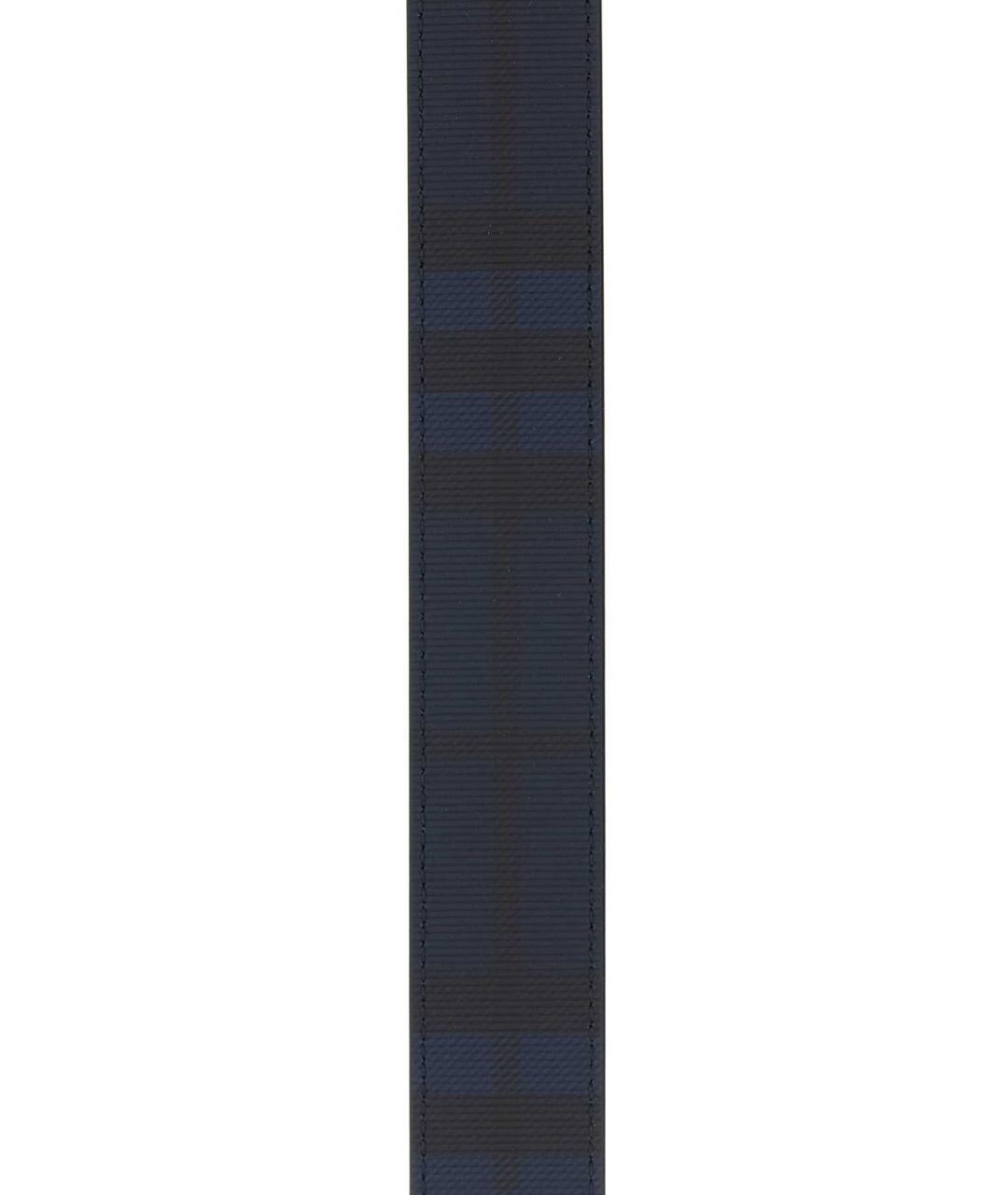 BURBERRY Черный кожаный ремень, фото 3