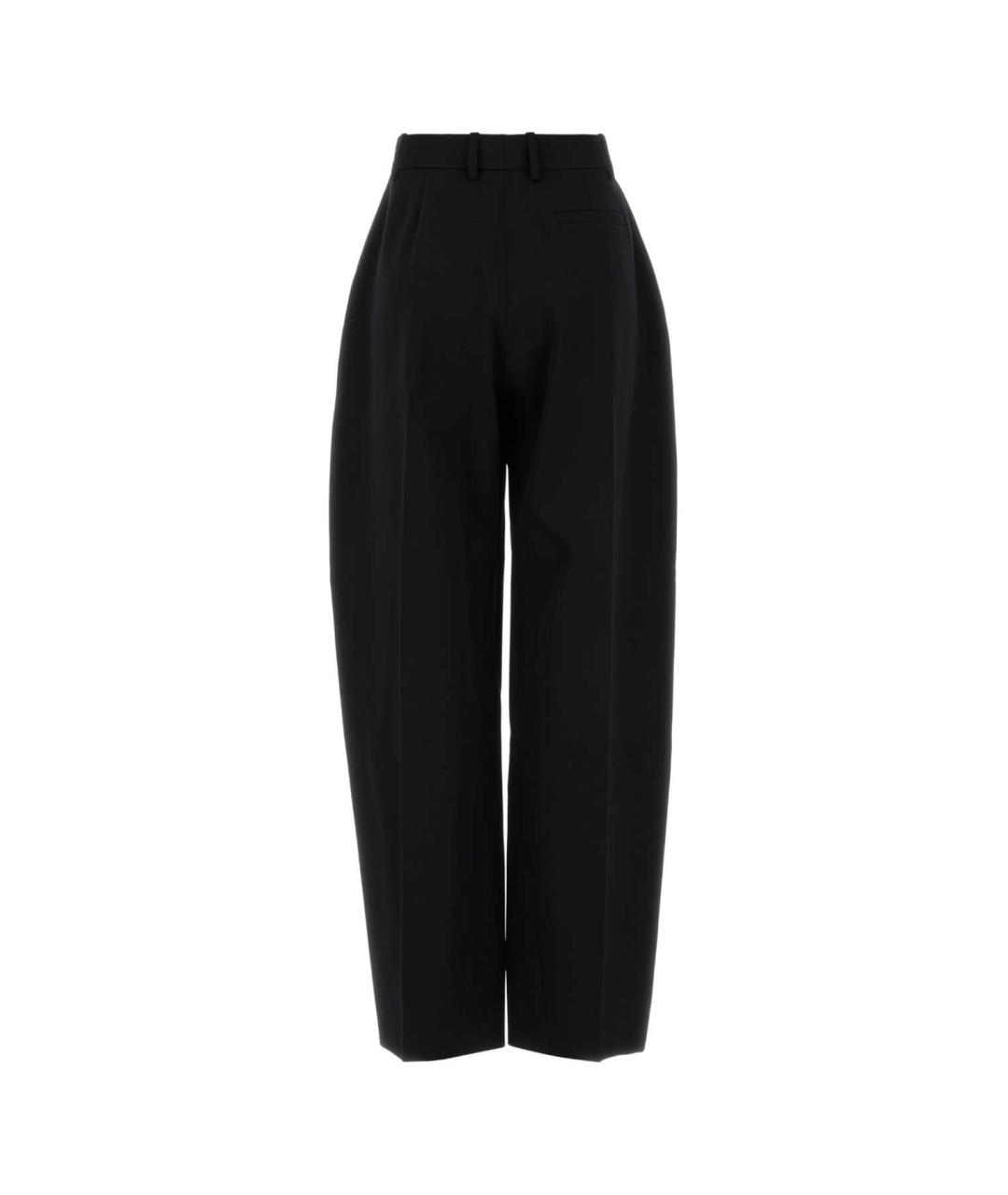 GIVENCHY Черные шерстяные прямые брюки, фото 2