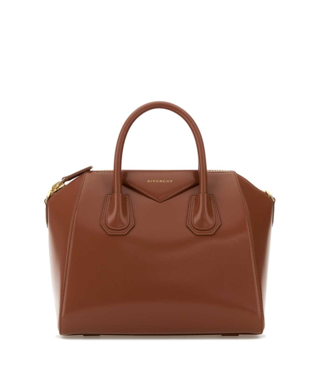 GIVENCHY Коричневая кожаная сумка тоут, фото 1
