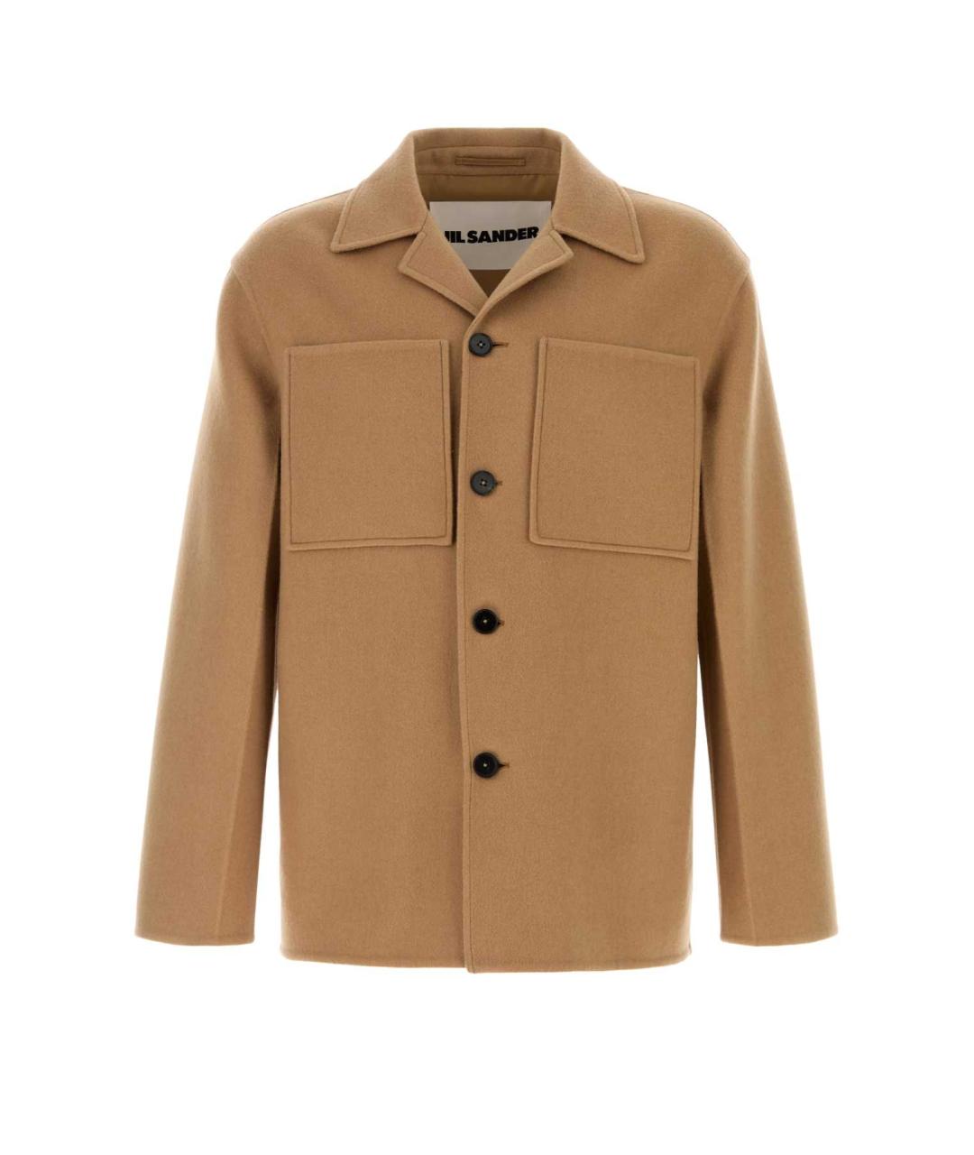 JIL SANDER Бежевая кашемировая куртка, фото 1