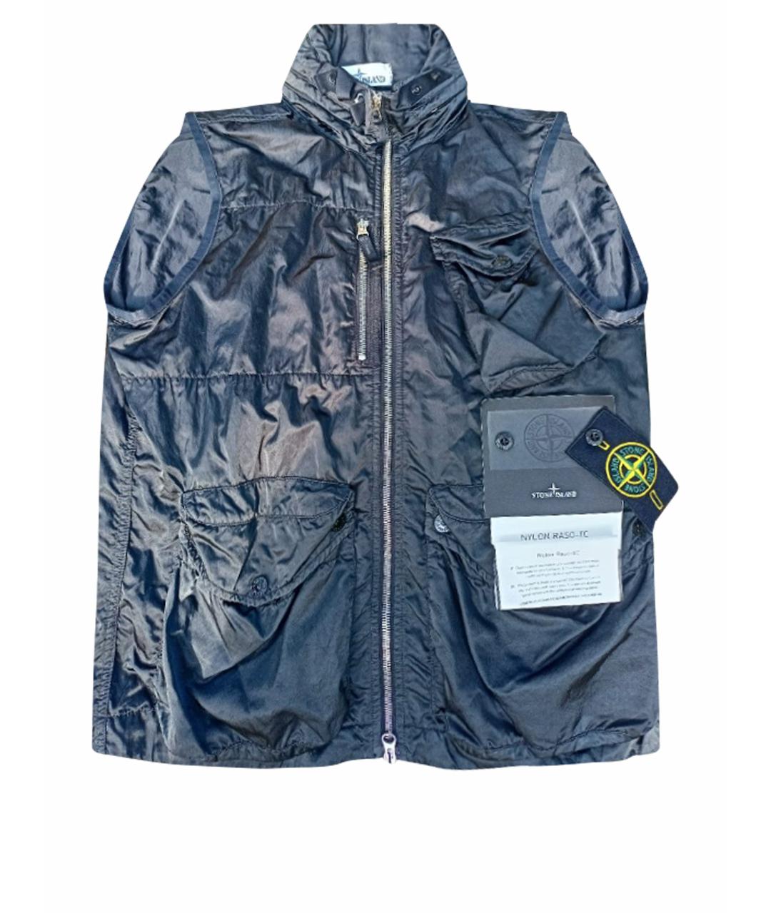 STONE ISLAND Черный жилет, фото 1