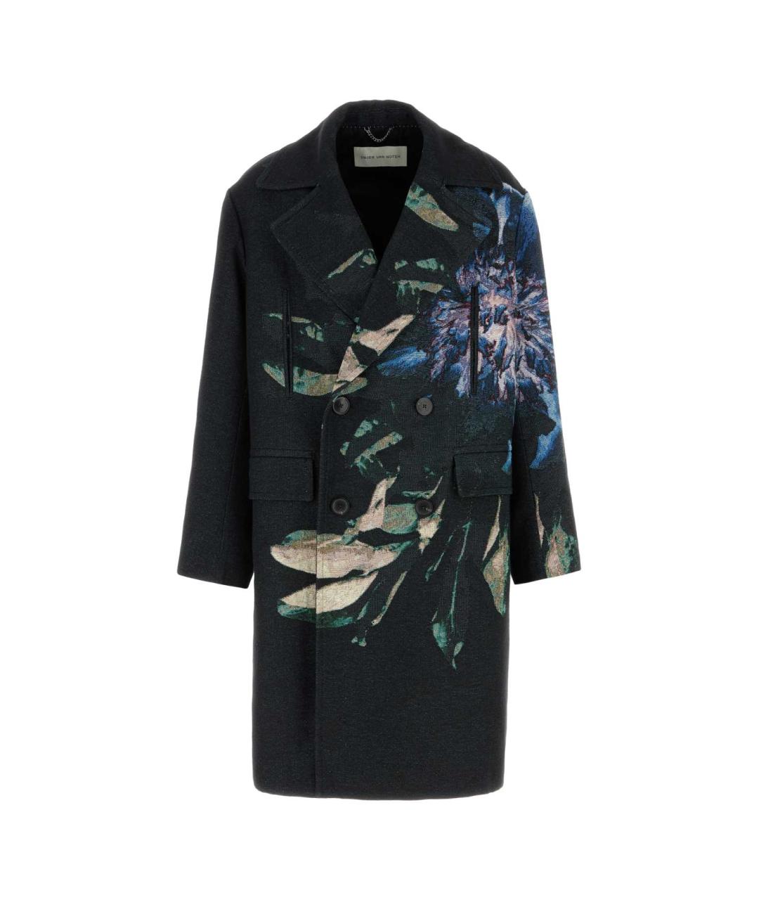 DRIES VAN NOTEN Мульти полиэстеровое пальто, фото 1