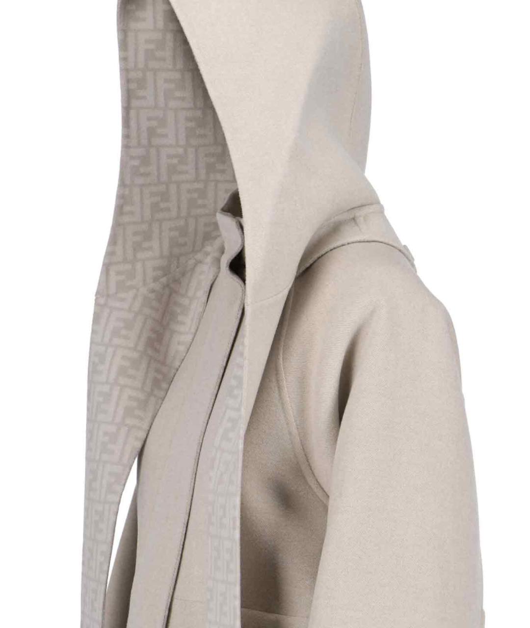 FENDI Серая шерстяная куртка, фото 3