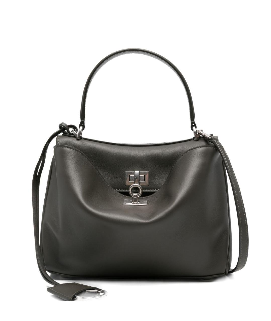 BALENCIAGA Зеленая кожаная сумка тоут, фото 1