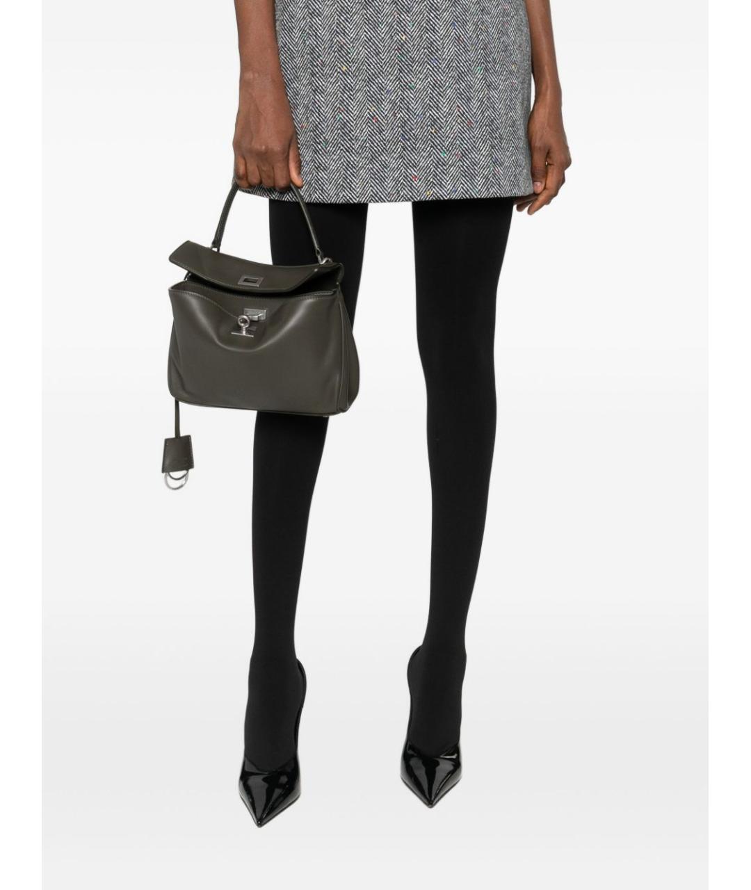 BALENCIAGA Зеленая кожаная сумка тоут, фото 5