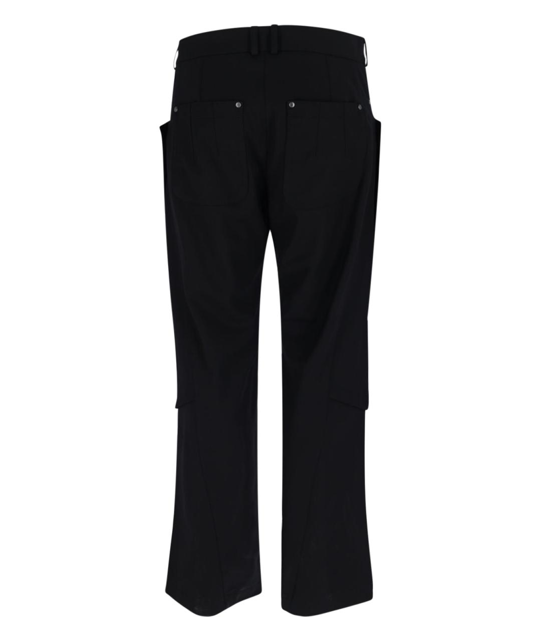 KIKO KOSTADINOV Черные шерстяные повседневные брюки, фото 3