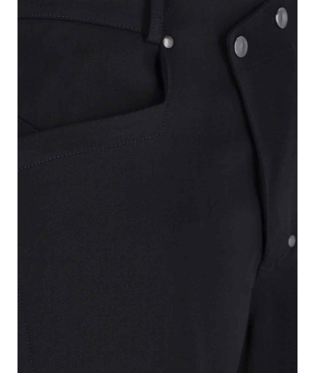 KIKO KOSTADINOV Черные шерстяные повседневные брюки, фото 5