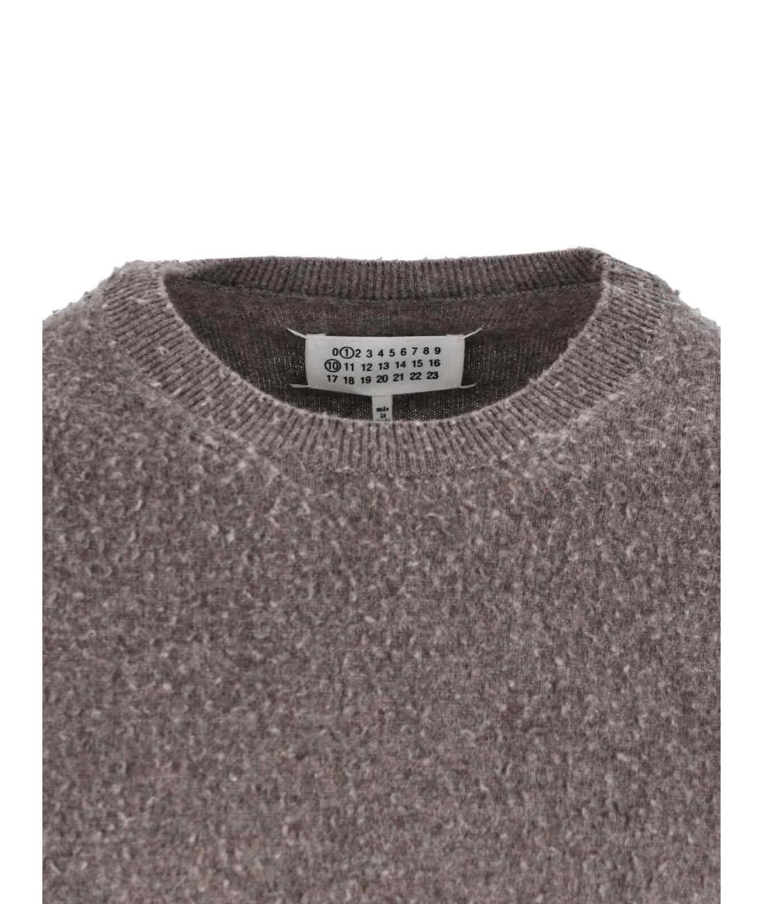 MAISON MARGIELA Коричневый кашемировый джемпер / свитер, фото 3