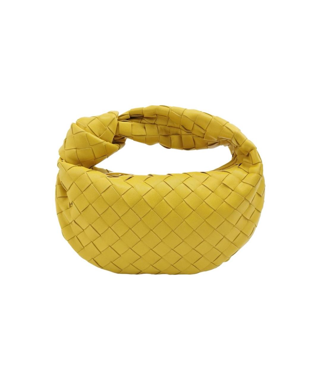 BOTTEGA VENETA Желтая сумка с короткими ручками, фото 1