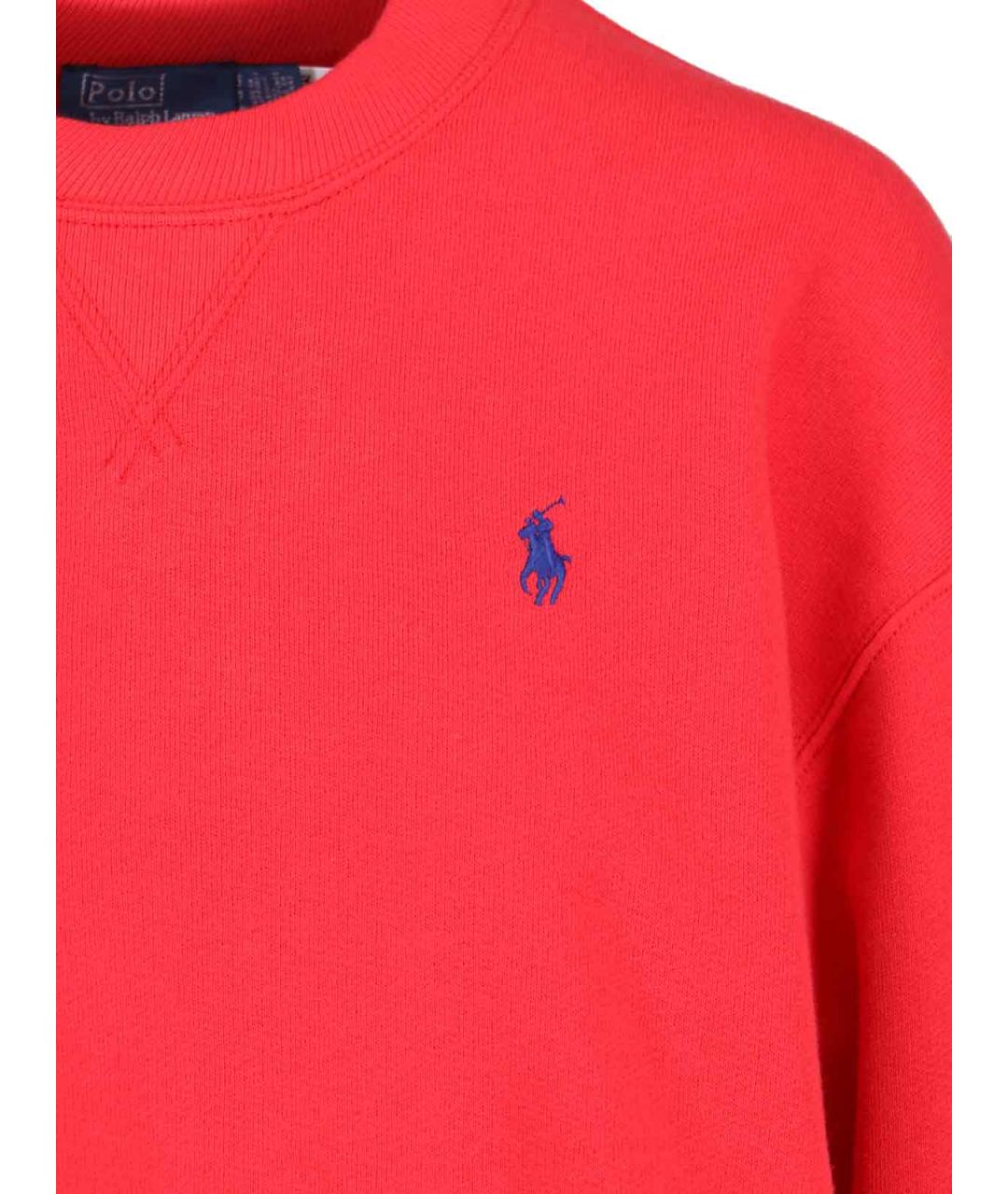 POLO RALPH LAUREN Красный хлопковый джемпер / свитер, фото 3
