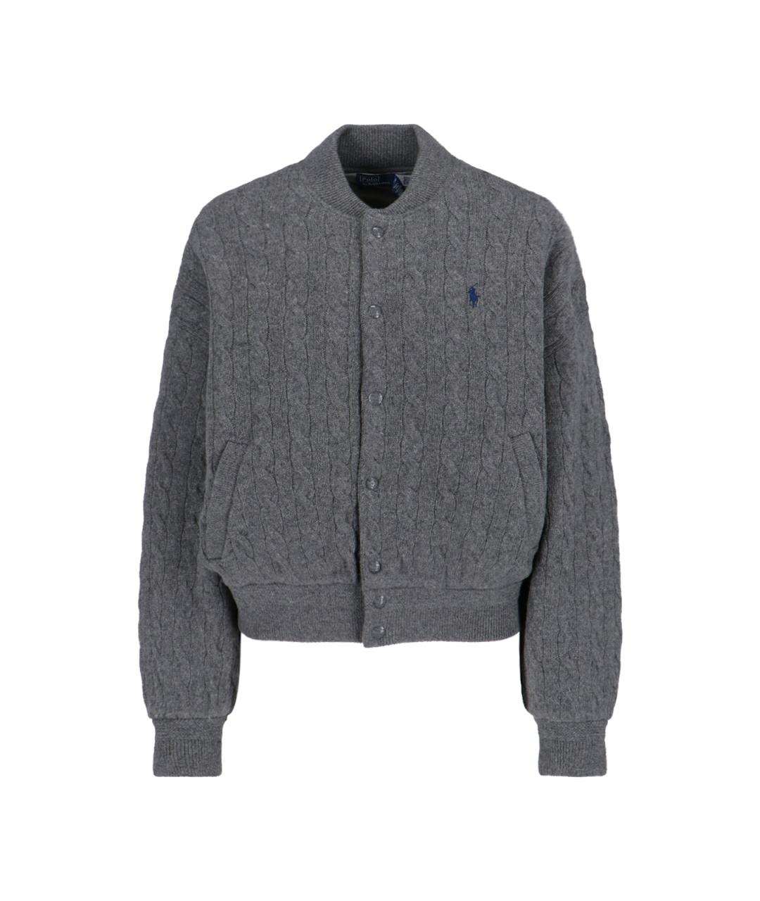 POLO RALPH LAUREN Серая шерстяная куртка, фото 1