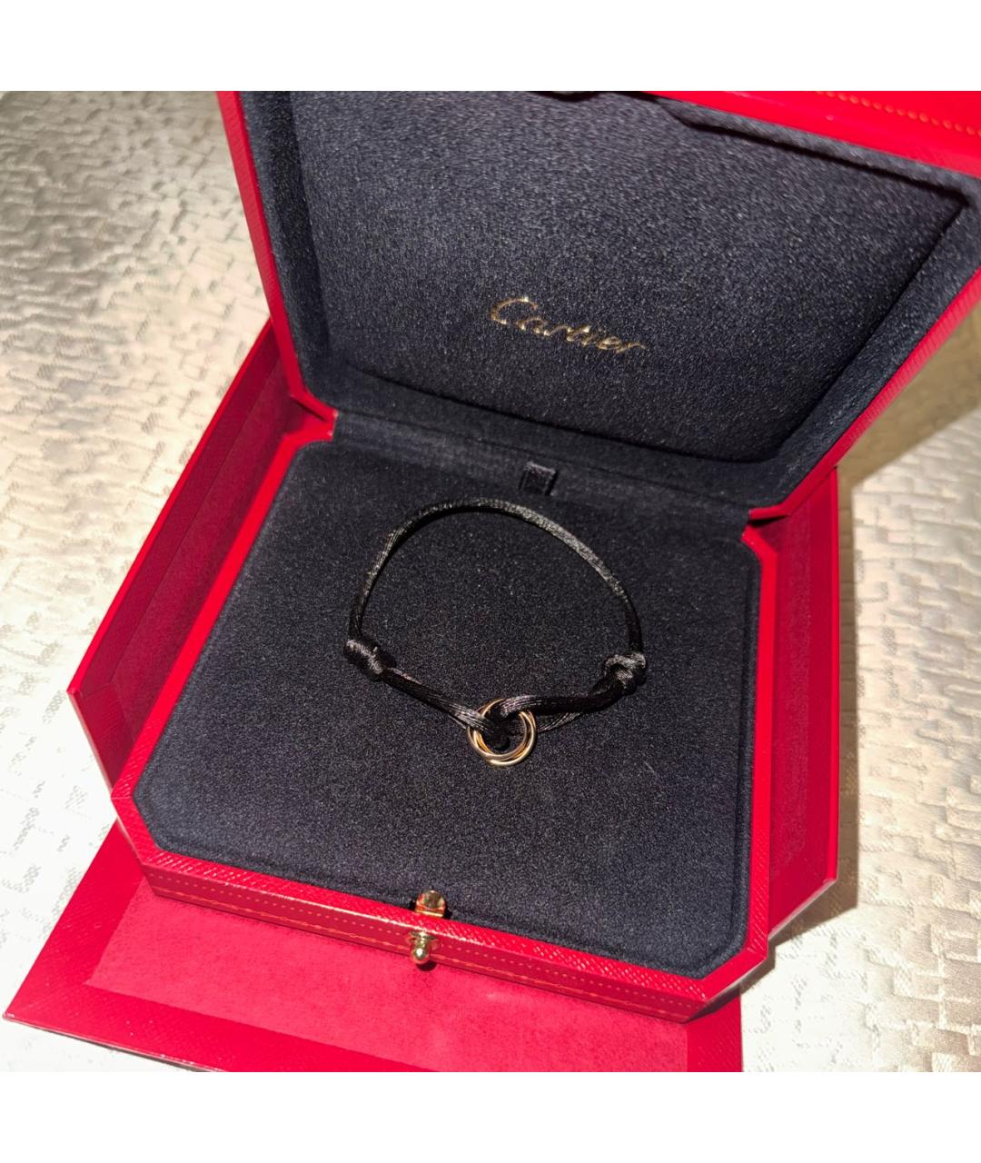 CARTIER Черный браслет из розового золота, фото 2