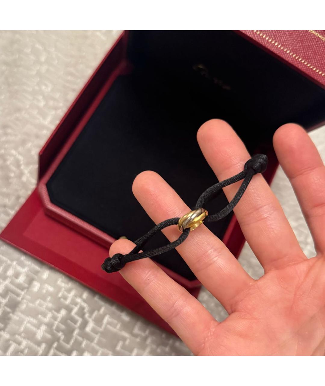 CARTIER Черный браслет из розового золота, фото 3