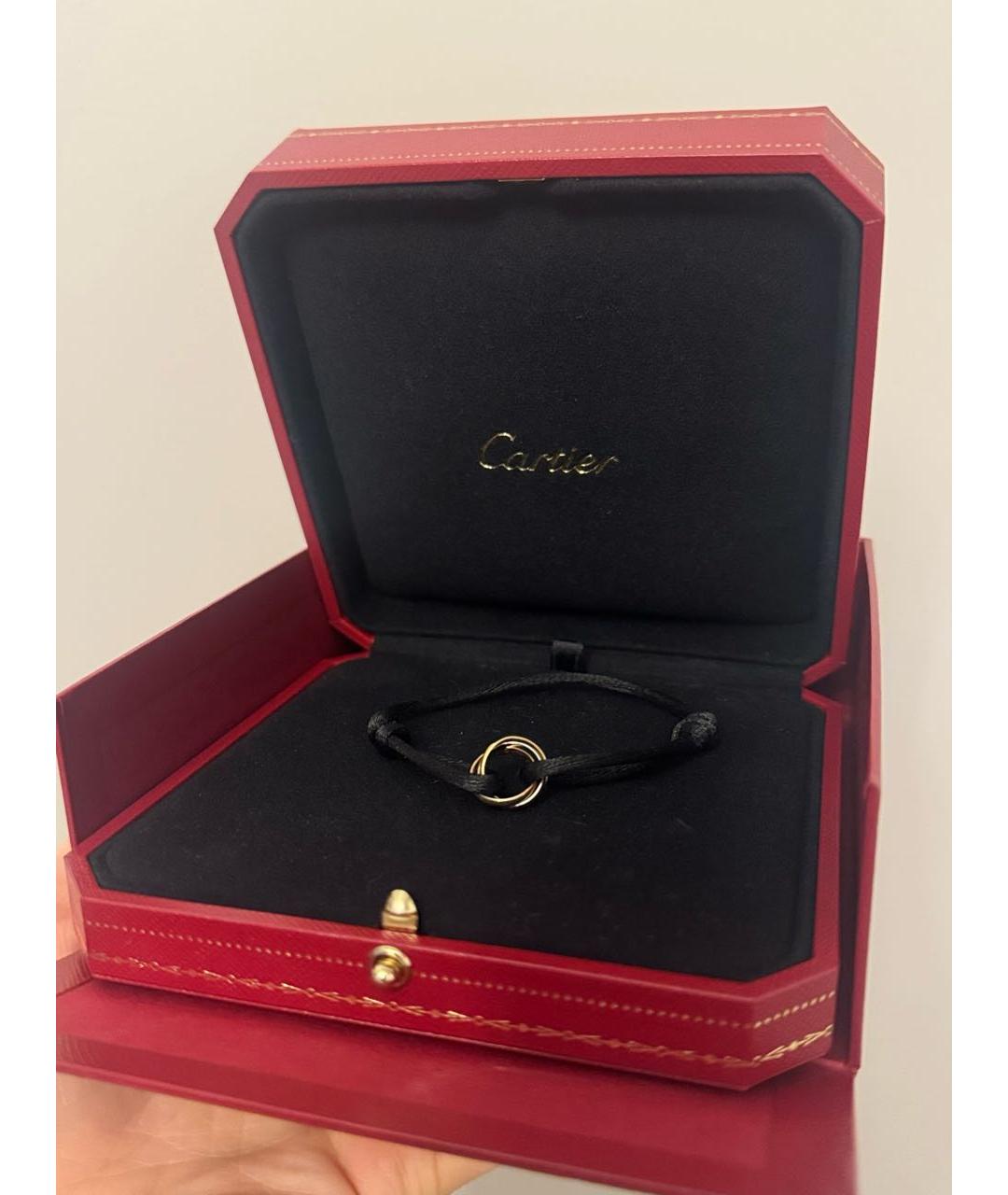 CARTIER Черный браслет из розового золота, фото 5