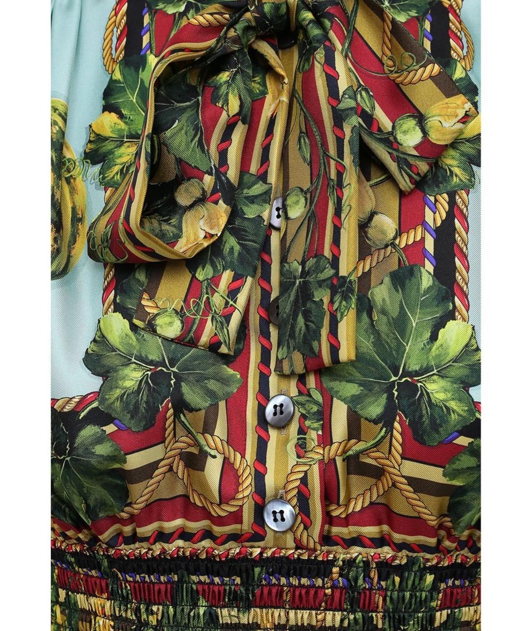 DOLCE&GABBANA Шелковое вечернее платье, фото 6