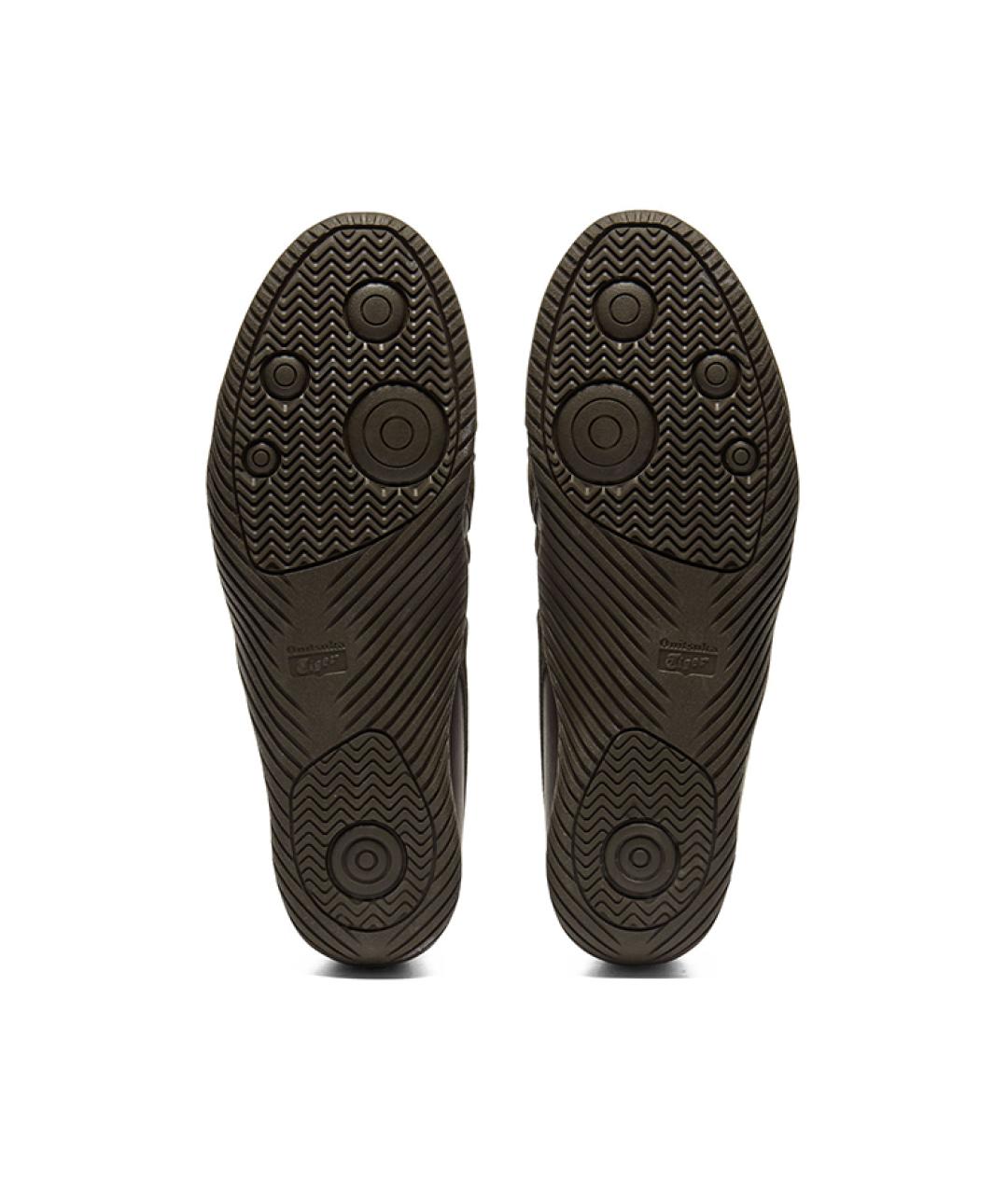 ONITSUKA TIGER Коричневые кожаные кроссовки, фото 8