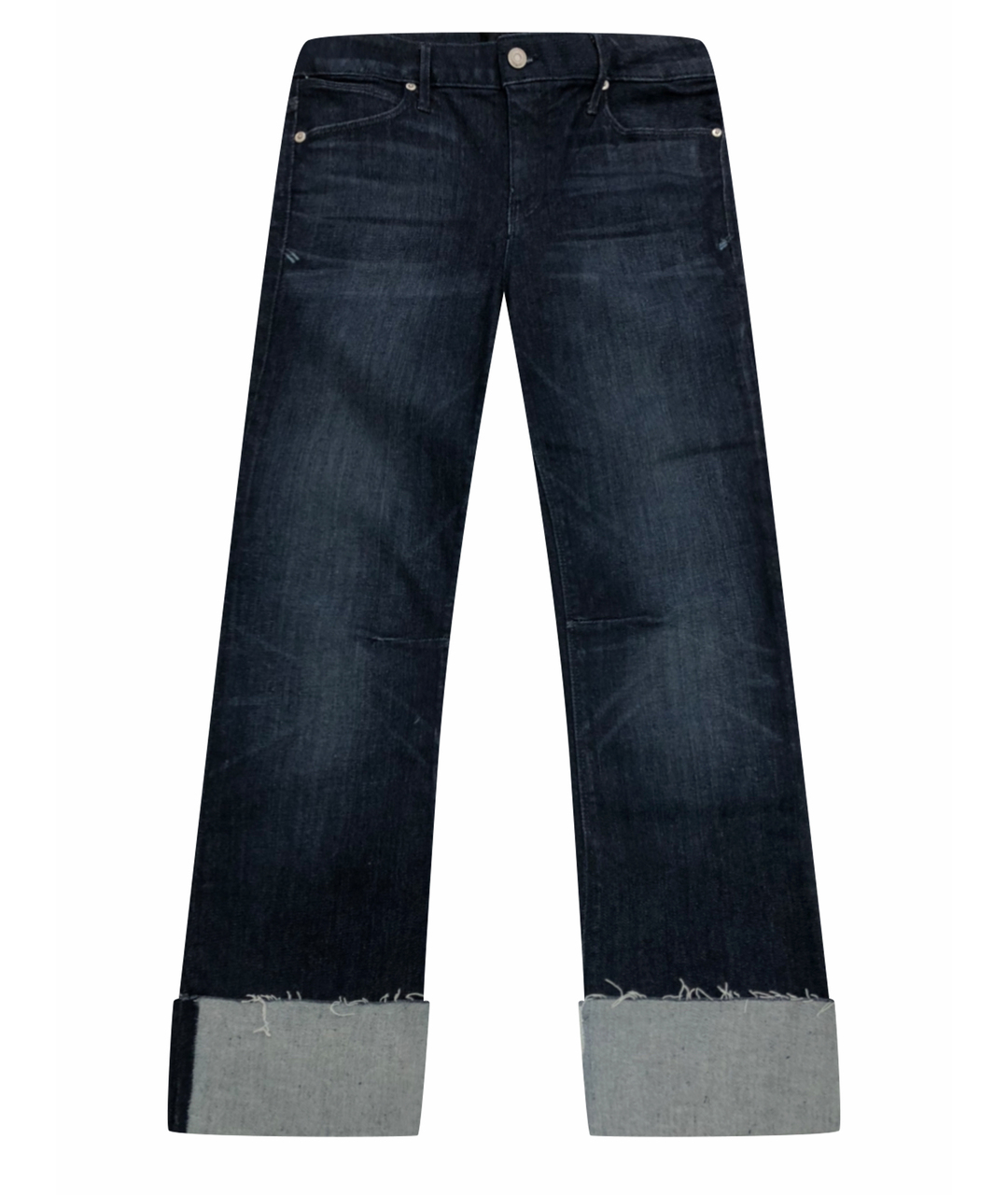 RTA Темно-синие хлопко-эластановые прямые джинсы, фото 1