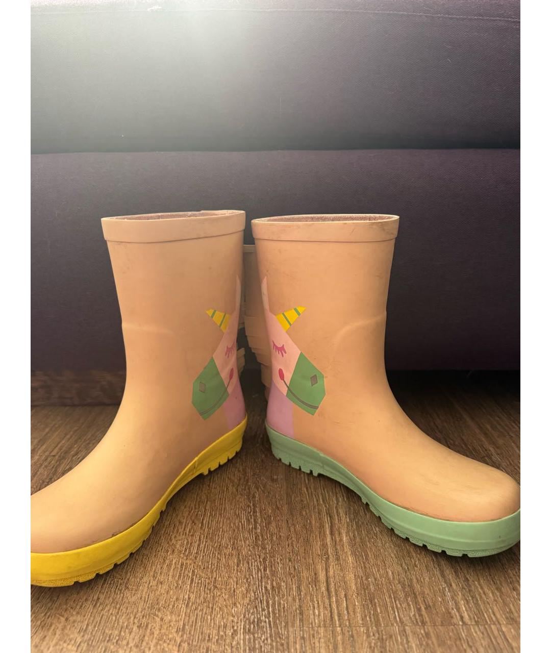 STELLA MCCARTNEY KIDS Розовые резиновые сапоги, фото 2